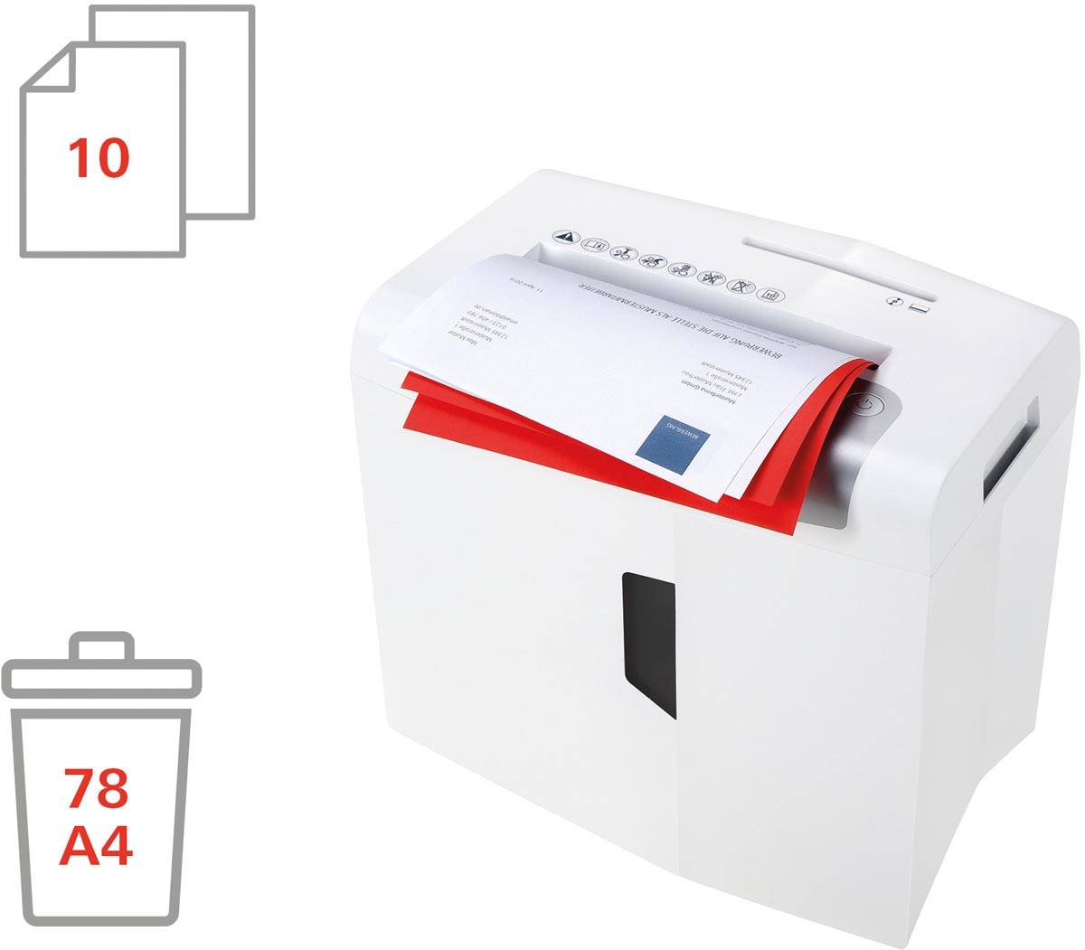 HSM shredstar S10 papiervernietiger, 6 mm