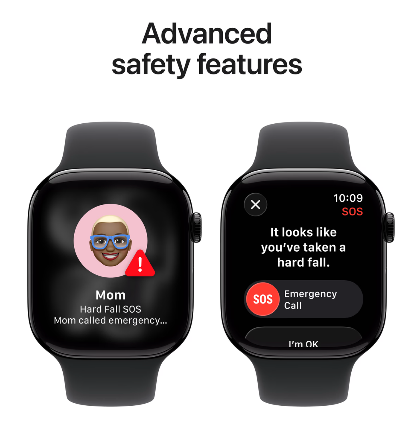 Apple Watch Series 11 46mm Zwart Sportband S/M