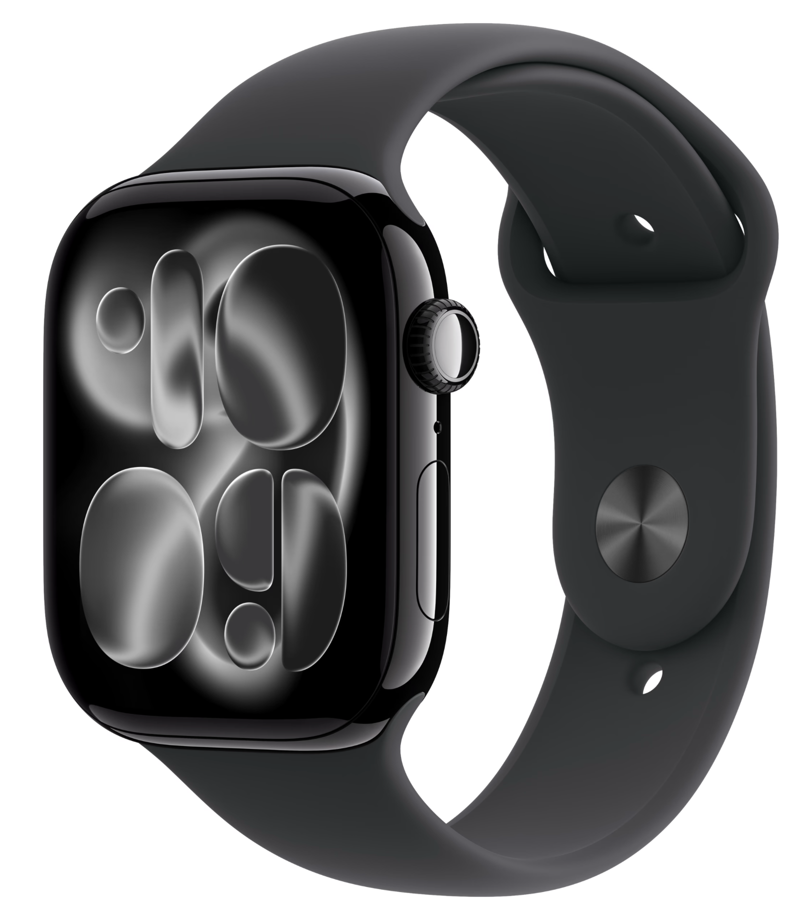 Apple Watch Series 11 46mm Zwart Sportband S/M