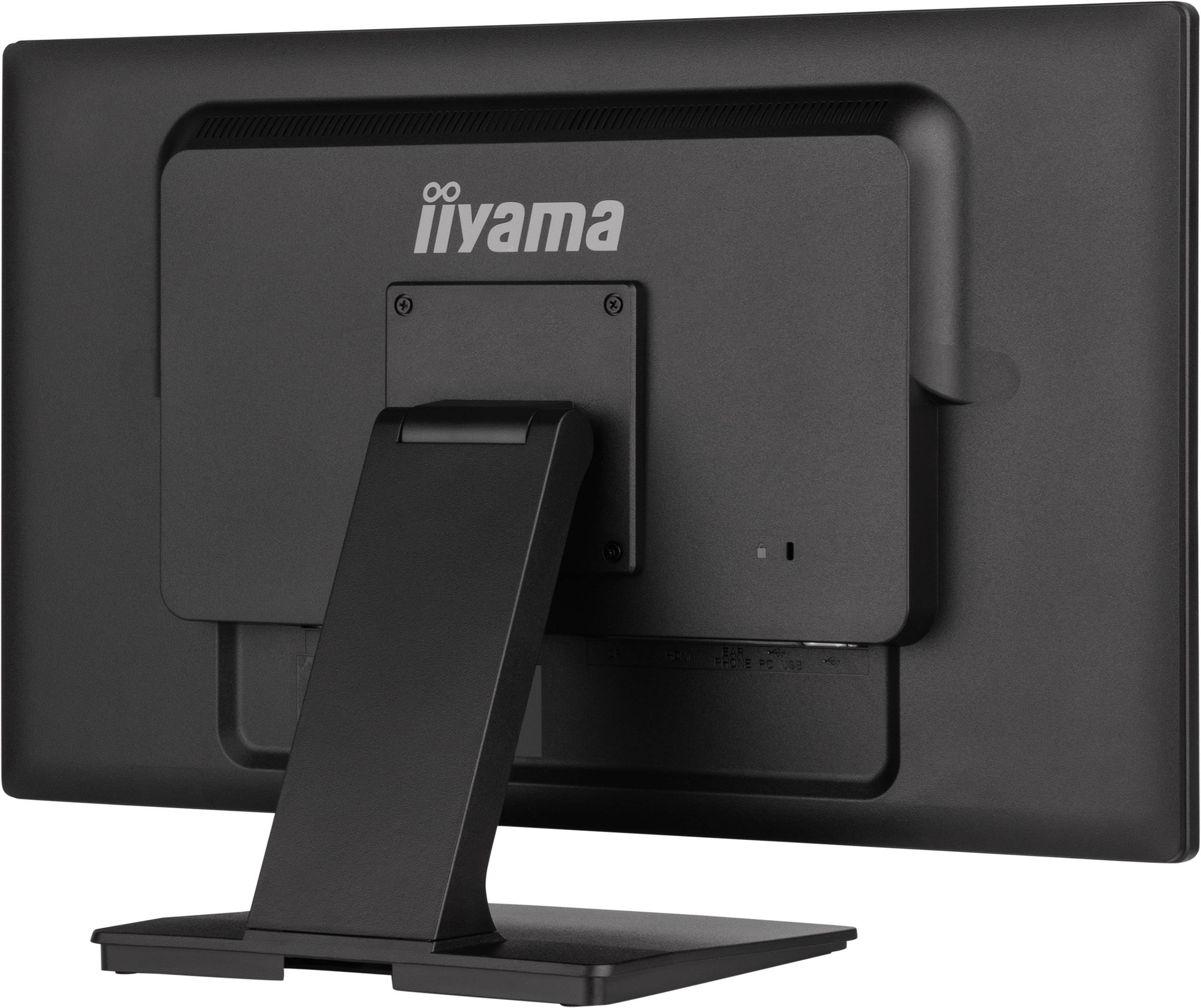 iiyama ProLite T2452MSC-B2 computer monitor 61 cm (24") 1920 x 1080 Pixels Full HD Touchscreen Zwart