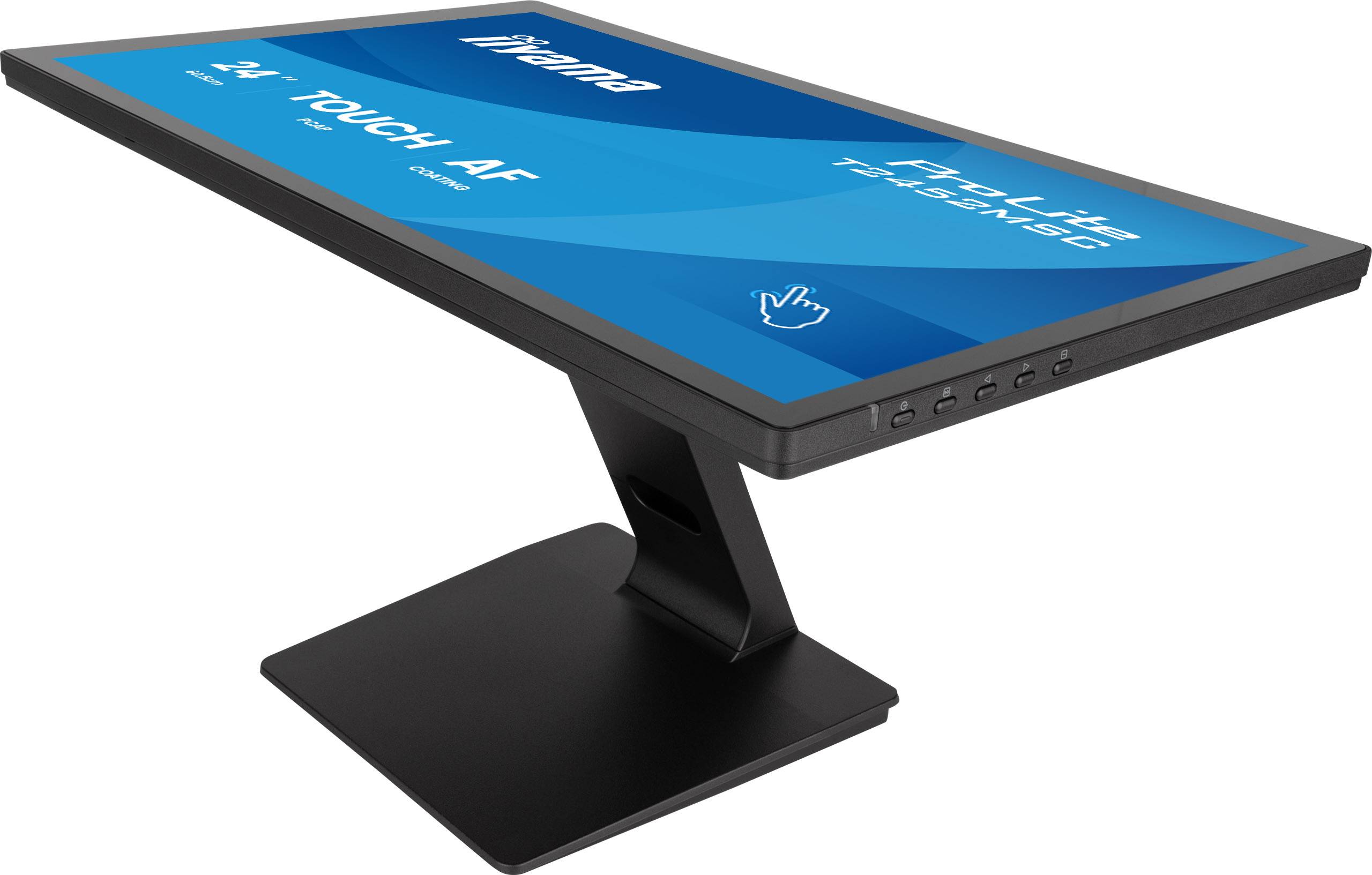 iiyama ProLite T2452MSC-B2 computer monitor 61 cm (24") 1920 x 1080 Pixels Full HD Touchscreen Zwart