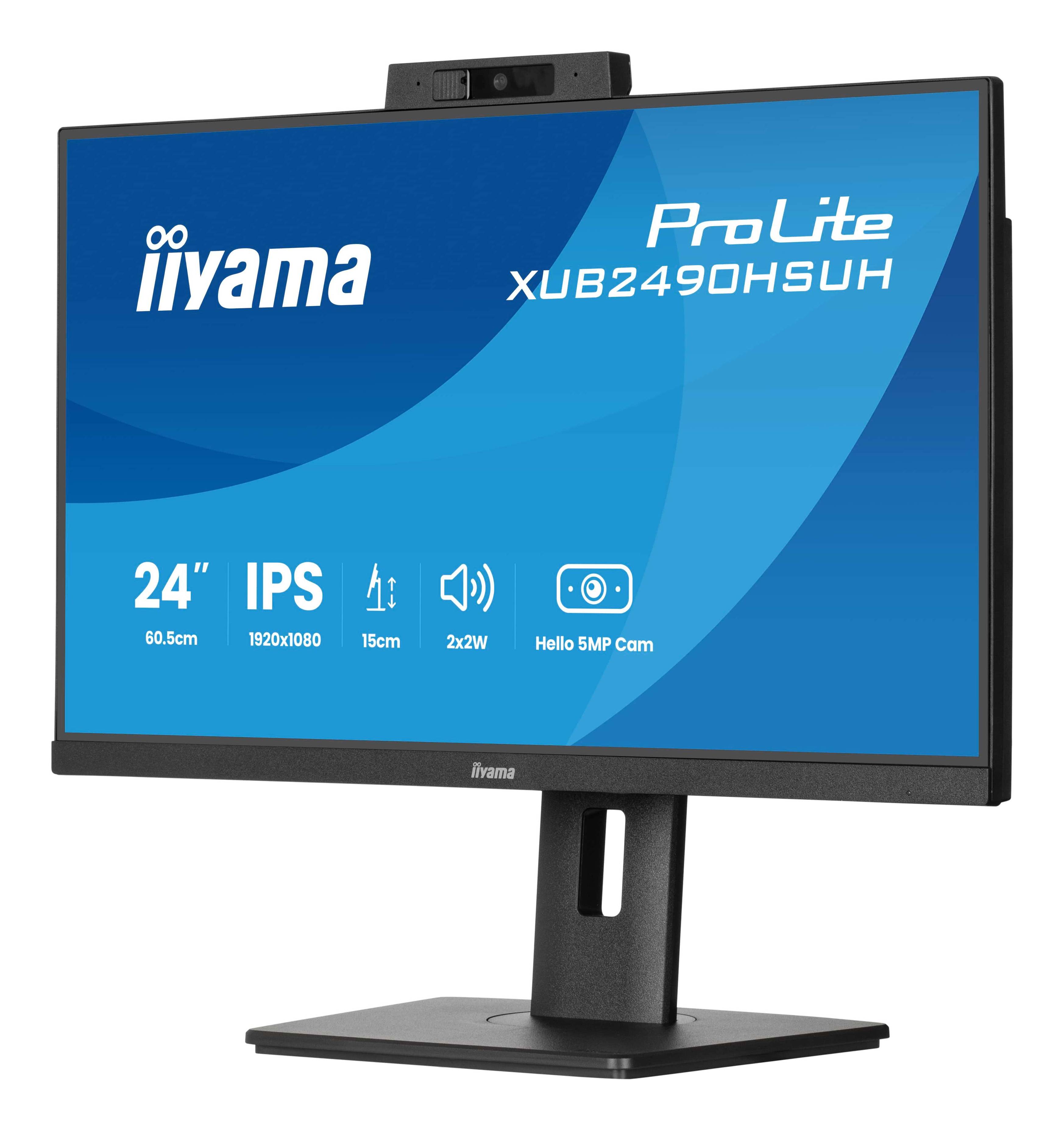 iiyama XUB2490HSUH-B2 computer monitor 60,5 cm (23.8") 1920 x 1080 Pixels Full HD LED Zwart