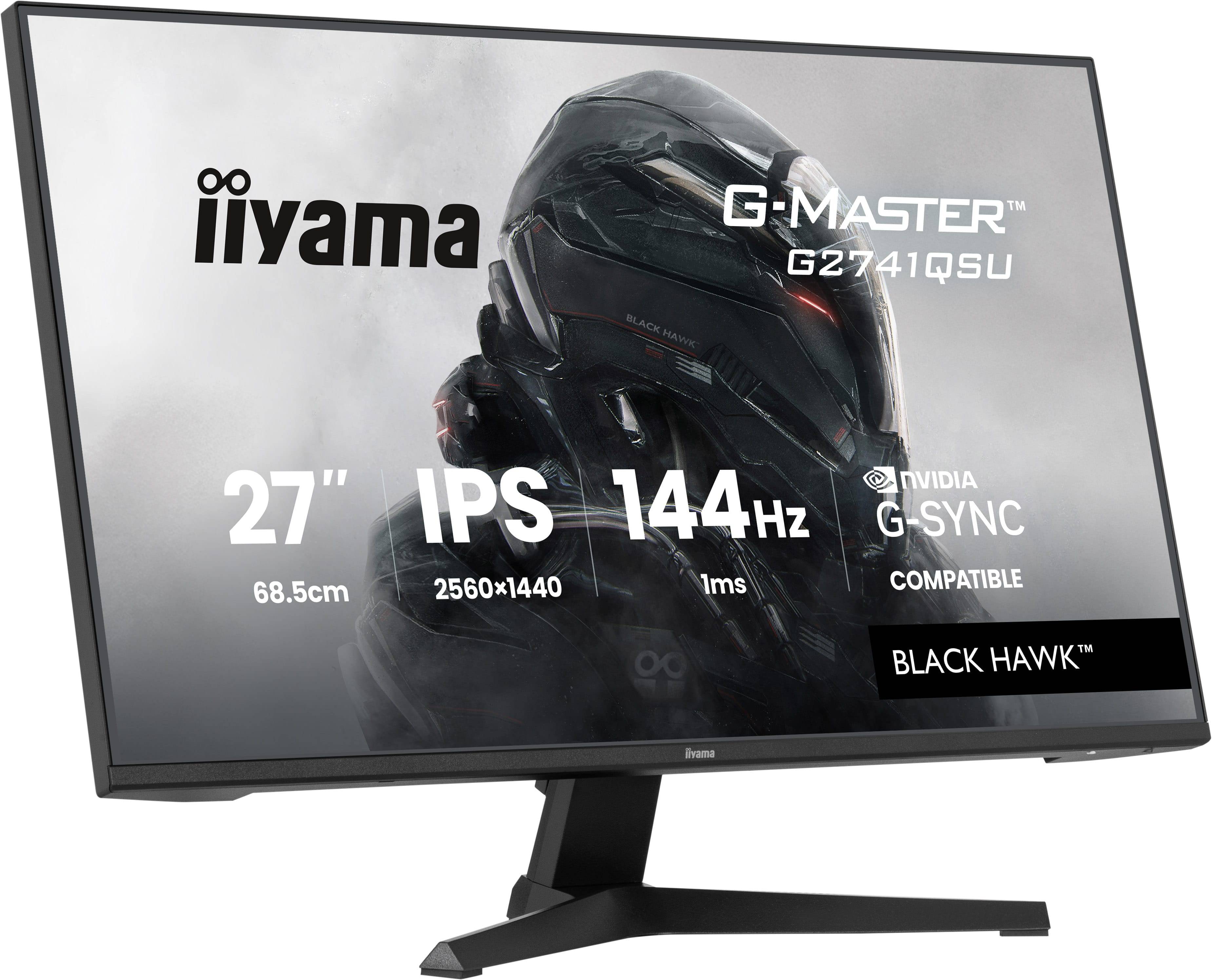 iiyama G-MASTER G2741QSU-B1 computer monitor 68,6 cm (27") 2560 x 1440 Pixels Zwart