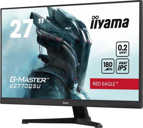 iiyama G-MASTER G2770QSU-B6 computer monitor 68,6 cm (27") 2560 x 1440 Pixels Wide Quad HD LED Zwart