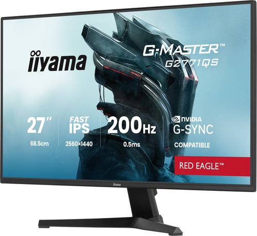iiyama G-MASTER G2771QS-B1 computer monitor 68,6 cm (27") 2560 x 1440 Pixels Wide Quad HD Zwart