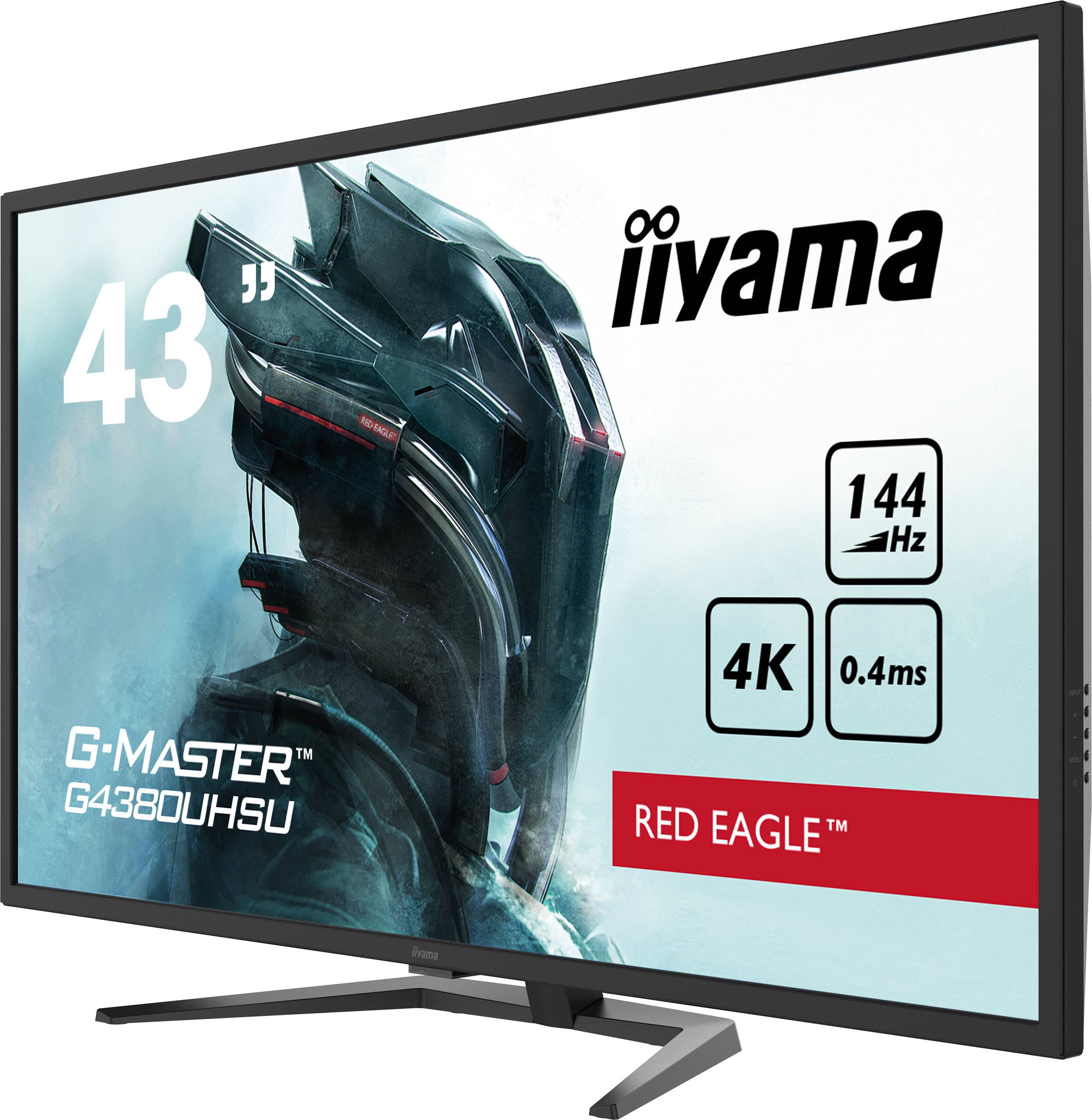 iiyama G-MASTER G4380UHSU-B1 computer monitor 108 cm (42.5") 3840 x 2160 Pixels 4K Ultra HD LED Zwart