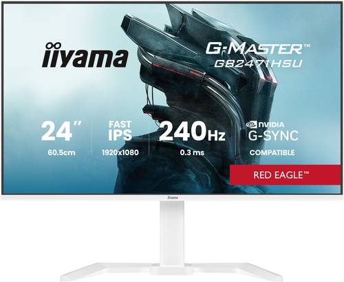 iiyama G-MASTER GB2471HSU-W1 computer monitor 60,5 cm (23.8") 1920 x 1080 Pixels Full HD LED Wit