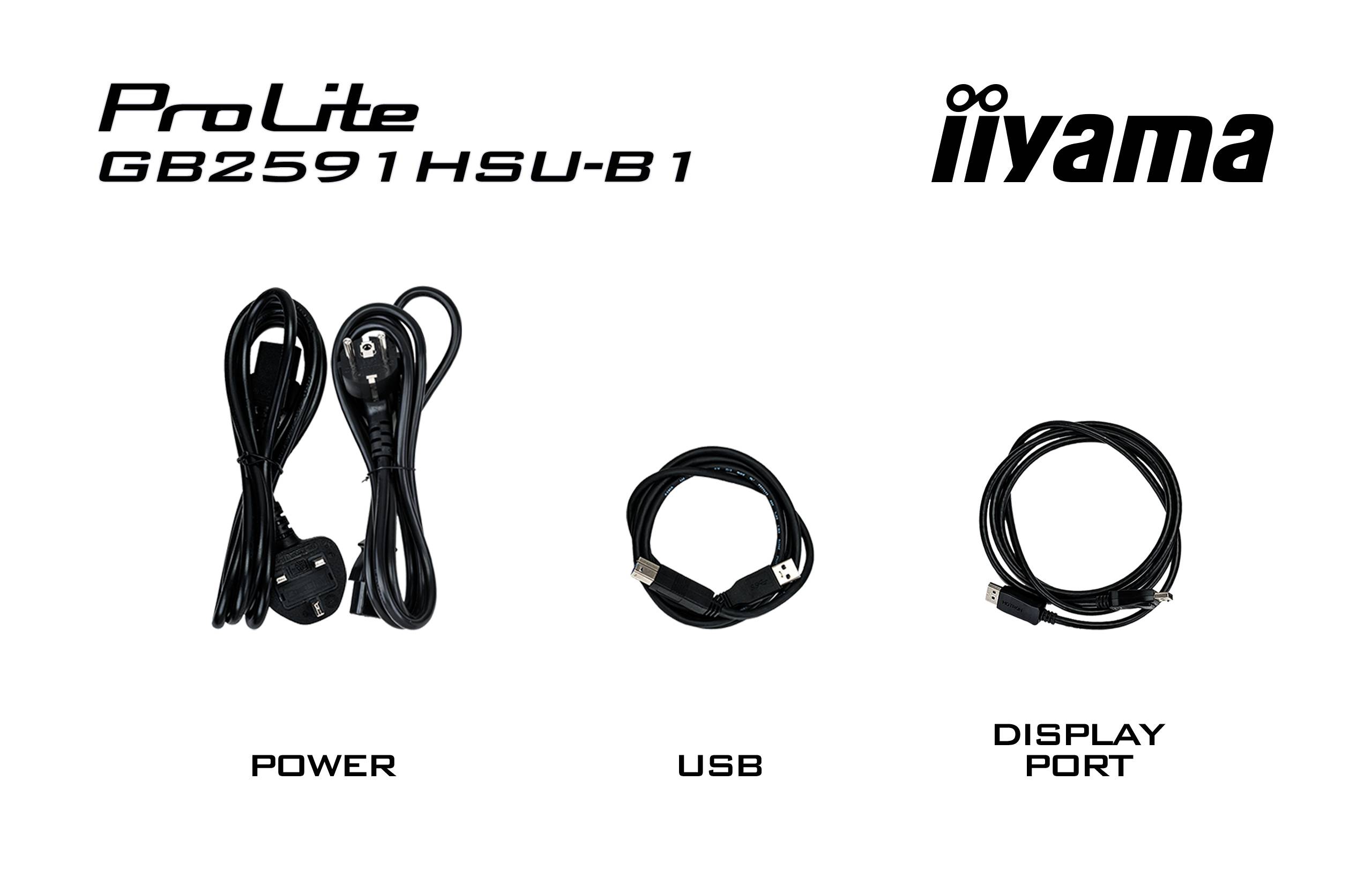 iiyama G-MASTER GB2591HSU-B1 computer monitor 62,2 cm (24.5") 1920 x 1080 Pixels Full HD LED Zwart