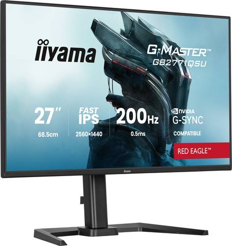 iiyama G-MASTER GB2771QSU-B1 computer monitor 68,6 cm (27") 2560 x 1440 Pixels Wide Quad HD Zwart