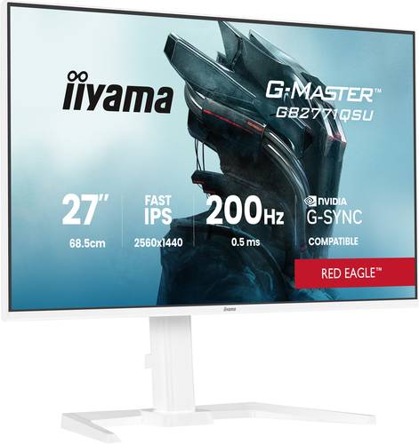 iiyama G-MASTER GB2771QSU-W1 computer monitor 68,6 cm (27") 2560 x 1440 Pixels Wide Quad HD Wit