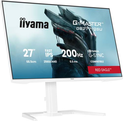 iiyama G-MASTER GB2771QSU-W1 computer monitor 68,6 cm (27") 2560 x 1440 Pixels Wide Quad HD Wit