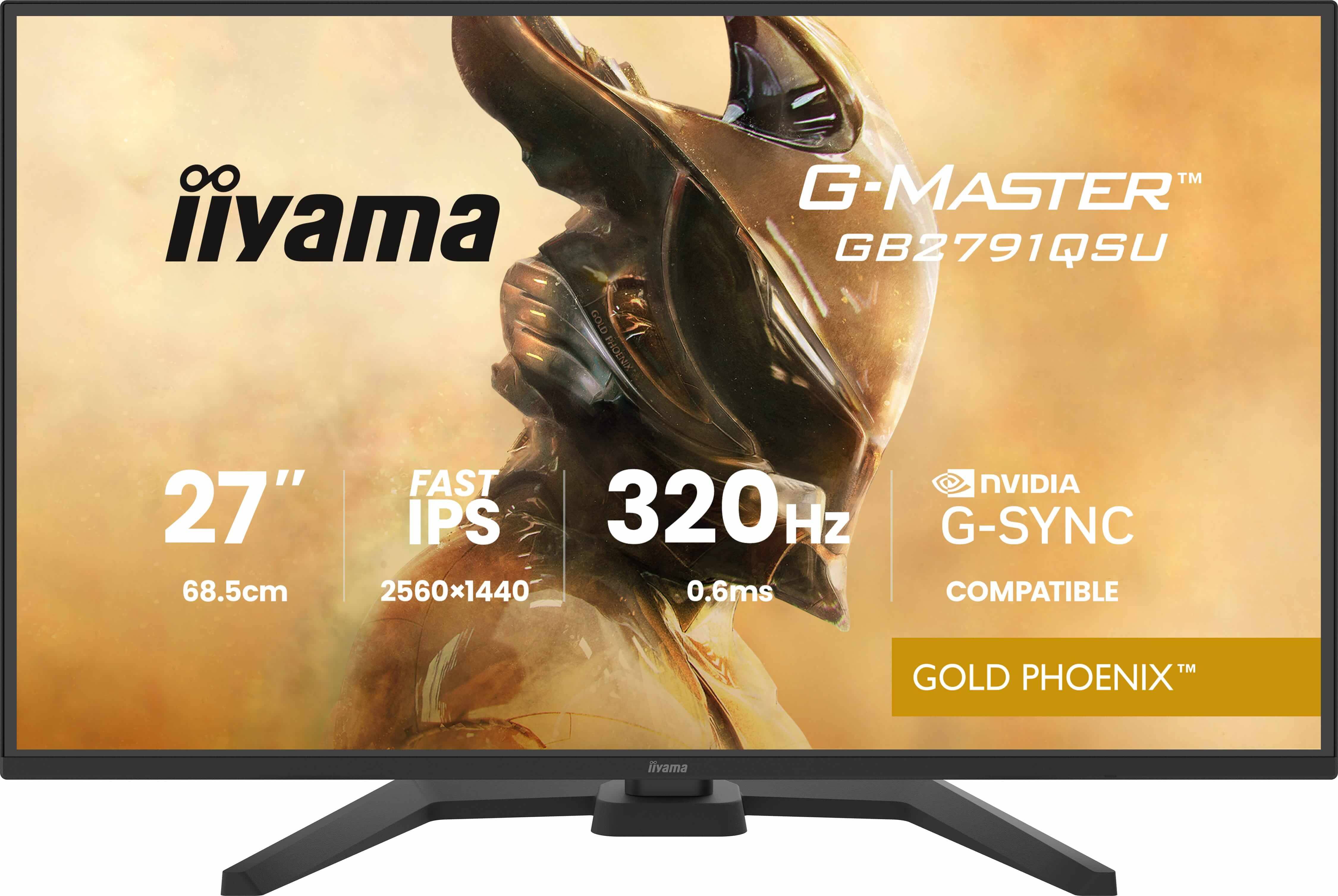 iiyama G-MASTER GB2791QSU-B1 computer monitor 68,6 cm (27") 2560 x 1440 Pixels Wide Quad HD Zwart
