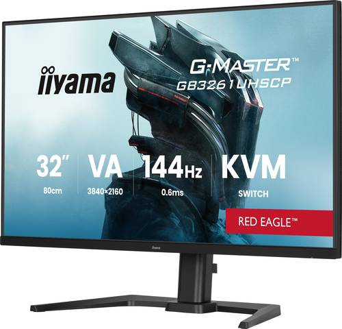 iiyama G-MASTER GB3261UHSCP-B1 computer monitor 80 cm (31.5") 3840 x 2160 Pixels 4K Ultra HD LED Zwart