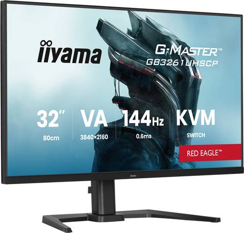 iiyama G-MASTER GB3261UHSCP-B1 computer monitor 80 cm (31.5") 3840 x 2160 Pixels 4K Ultra HD LED Zwart