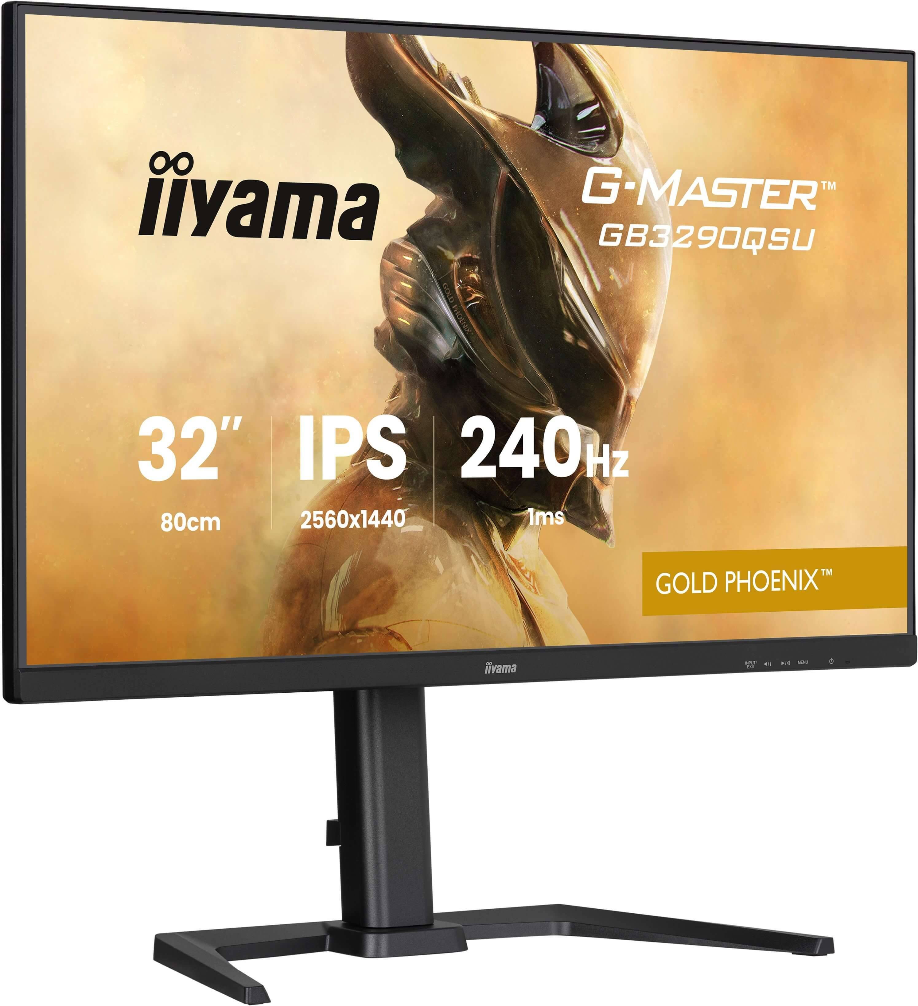 iiyama G-MASTER GB3290QSU-B1 computer monitor 80 cm (31.5") 2560 x 1440 Pixels Quad HD LED Zwart