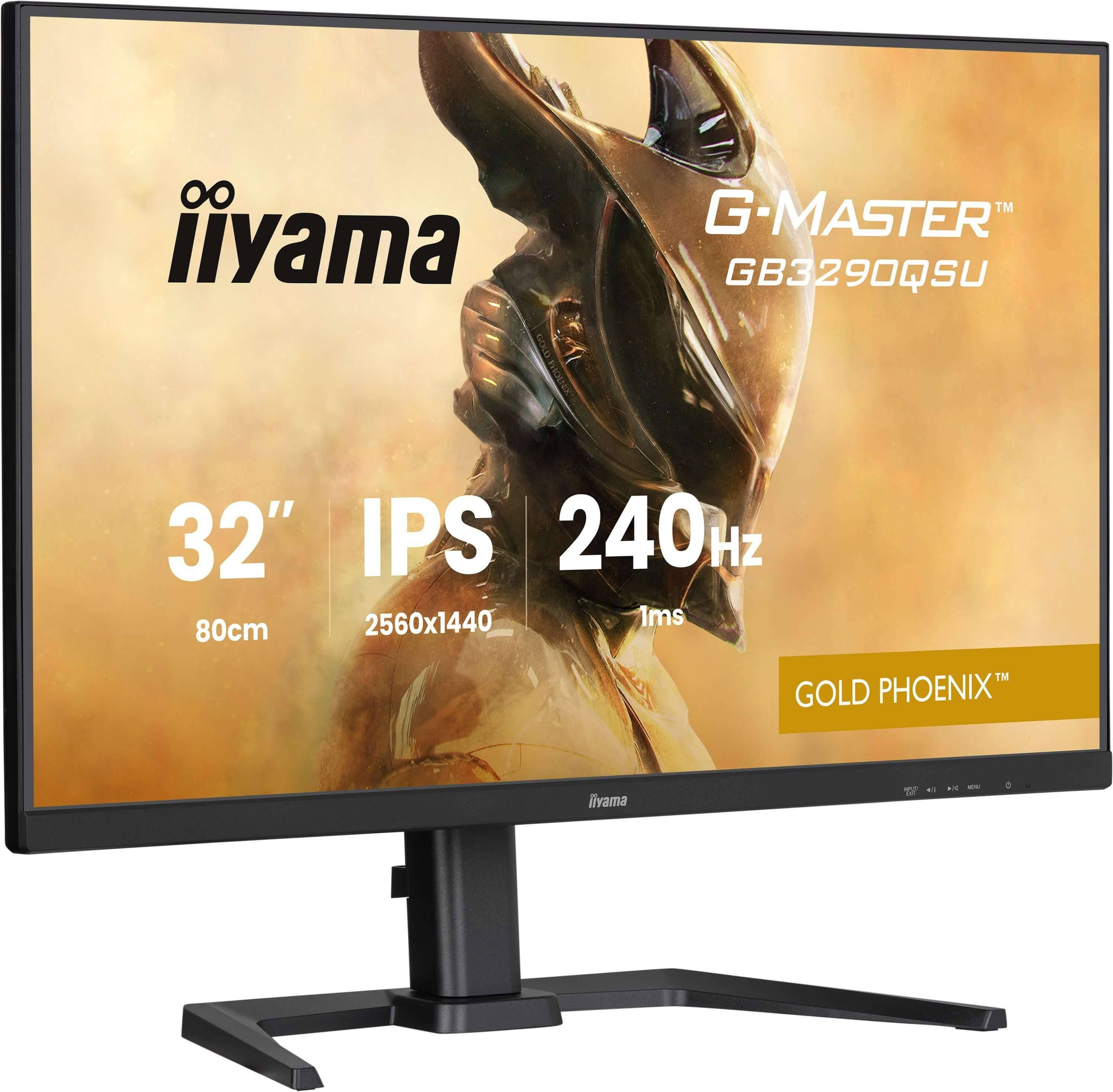 iiyama G-MASTER GB3290QSU-B1 computer monitor 80 cm (31.5") 2560 x 1440 Pixels Quad HD LED Zwart