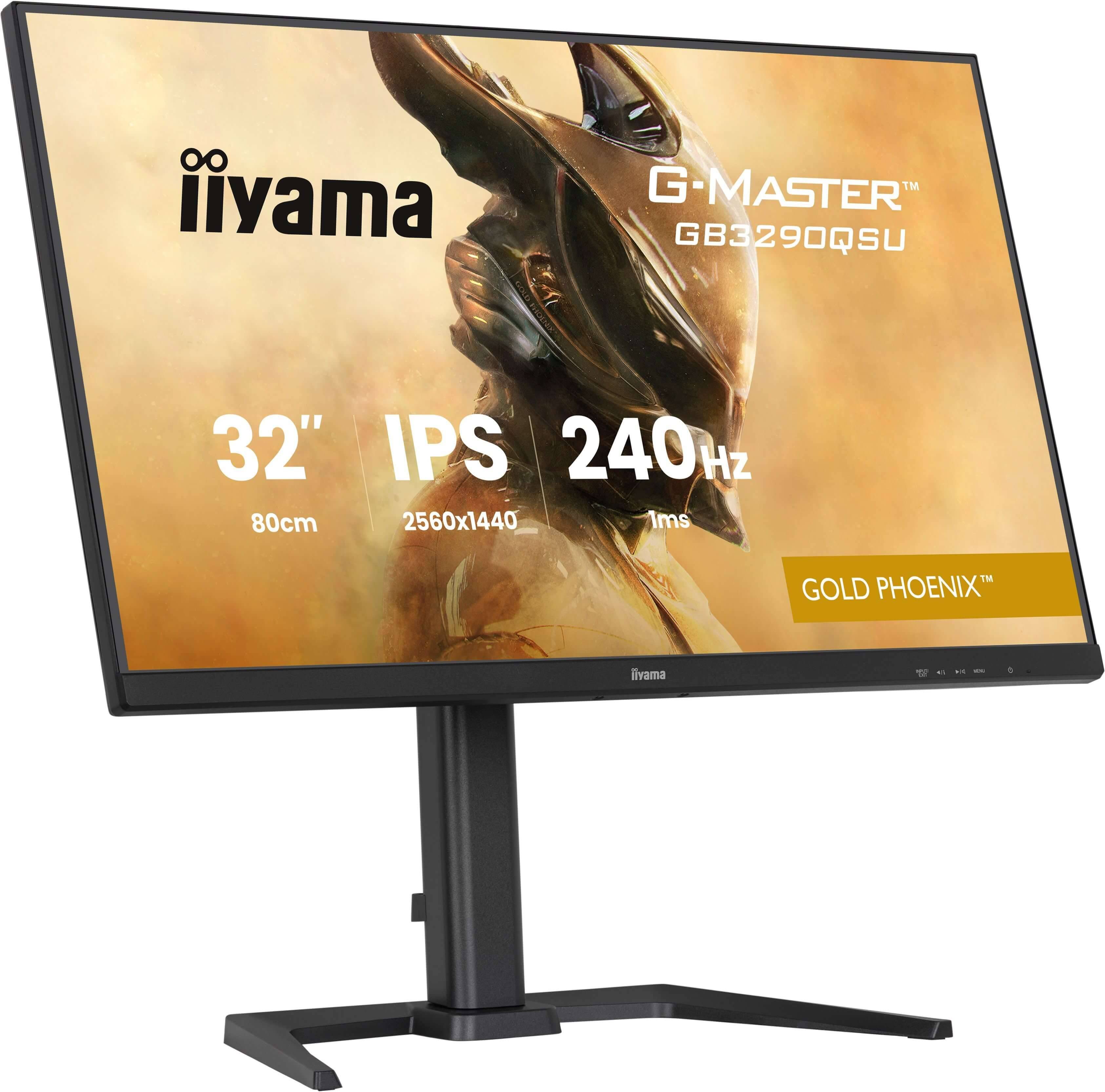 iiyama G-MASTER GB3290QSU-B1 computer monitor 80 cm (31.5") 2560 x 1440 Pixels Quad HD LED Zwart