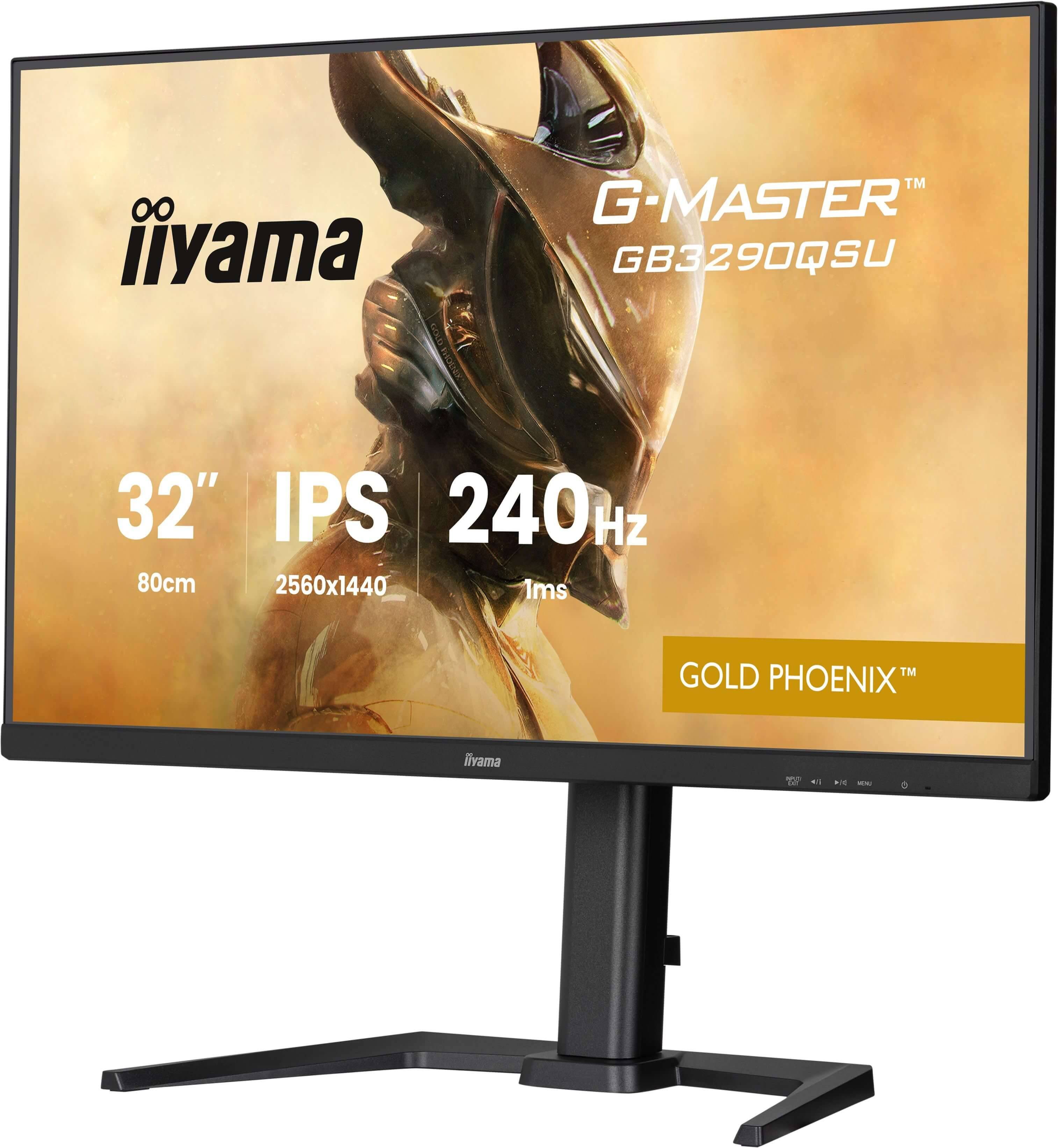 iiyama G-MASTER GB3290QSU-B1 computer monitor 80 cm (31.5") 2560 x 1440 Pixels Quad HD LED Zwart