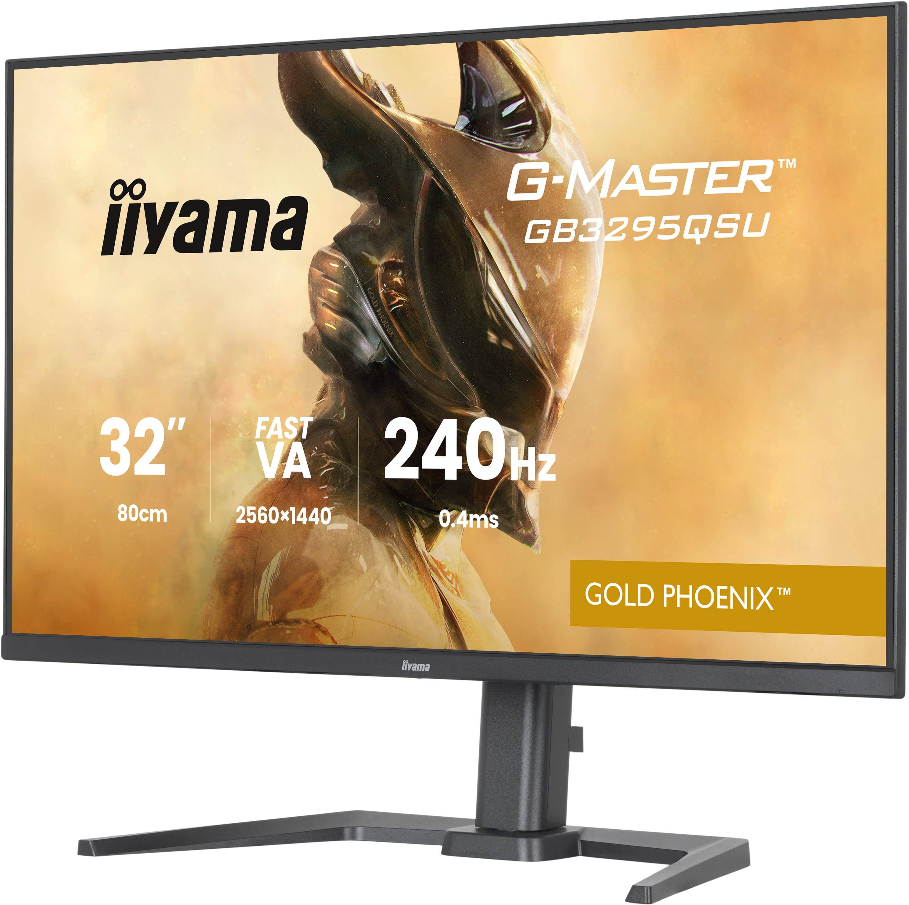 iiyama G-MASTER GB3295QSU-B1 computer monitor 80 cm (31.5") 2560 x 1440 Pixels Quad HD LED Zwart