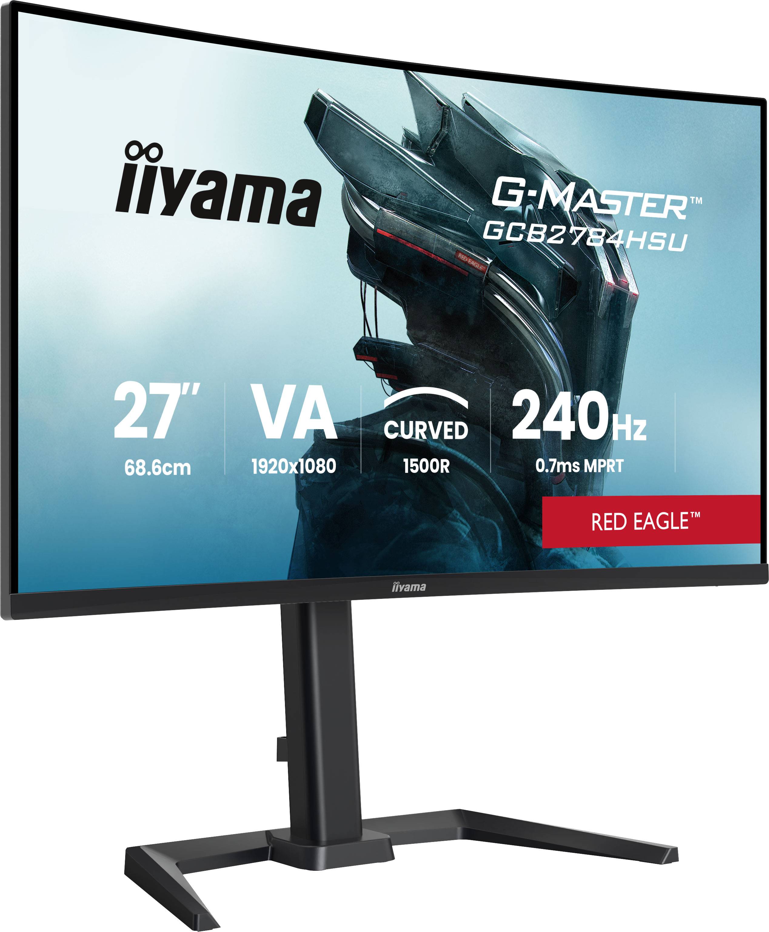 iiyama G-MASTER GCB2784HSU-B1 27" 240Hz computer monitor 68,6 cm (27") 1920 x 1080 Pixels Zwart