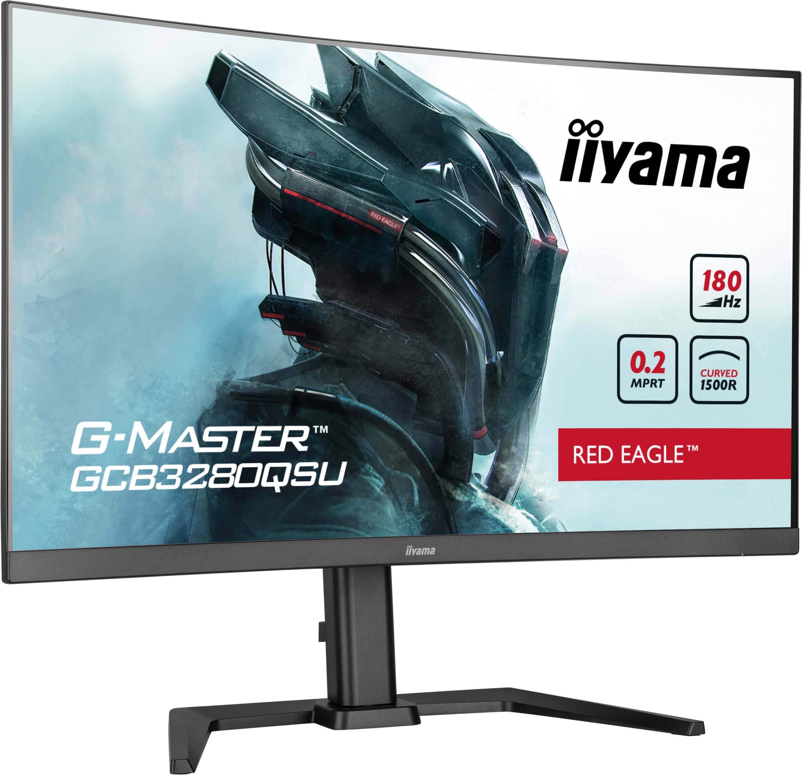 iiyama G-MASTER GCB3280QSU-B2 computer monitor 80 cm (31.5") 2560 x 1440 Pixels Dual QHD LED Zwart