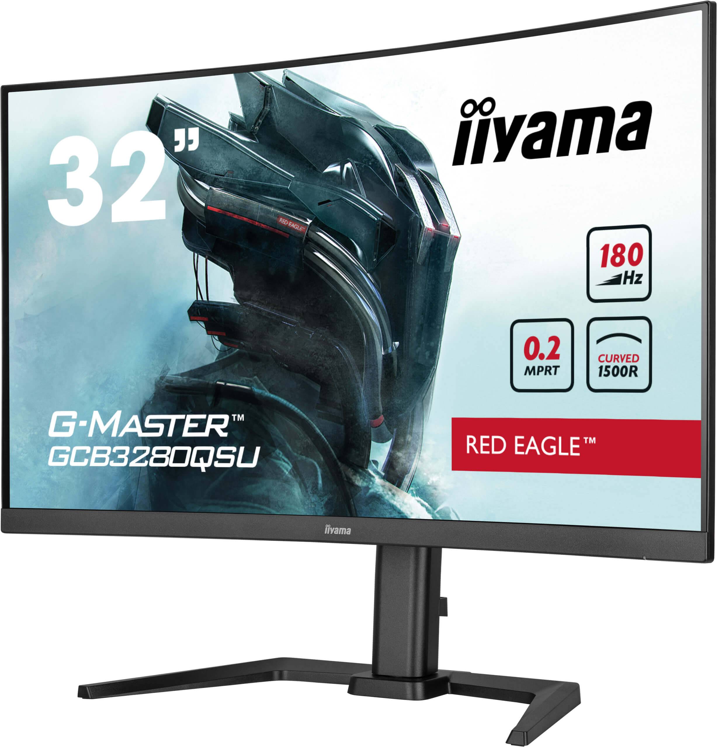 iiyama G-MASTER GCB3280QSU-B2 computer monitor 80 cm (31.5") 2560 x 1440 Pixels Dual QHD LED Zwart