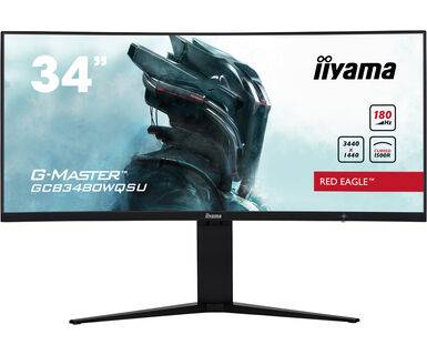 iiyama G-MASTER GCB3480WQSU-B1 computer monitor 86,4 cm (34") 3440 x 1440 Pixels UltraWide Quad HD LCD Zwart