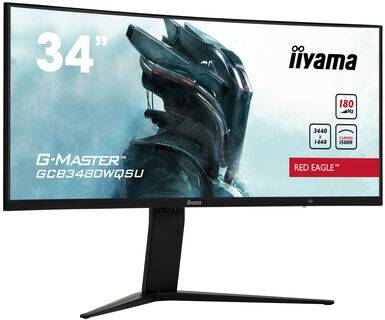 iiyama G-MASTER GCB3480WQSU-B1 computer monitor 86,4 cm (34") 3440 x 1440 Pixels UltraWide Quad HD LCD Zwart
