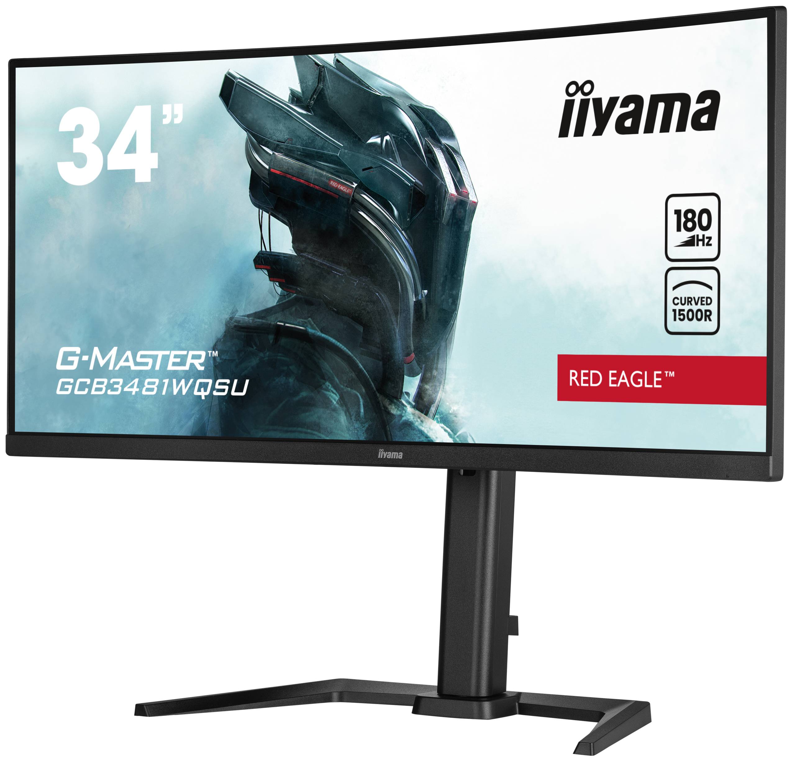 iiyama G-MASTER GCB3481WQSU-B1 computer monitor 86,4 cm (34") 3440 x 1440 Pixels UltraWide Quad HD LCD Zwart