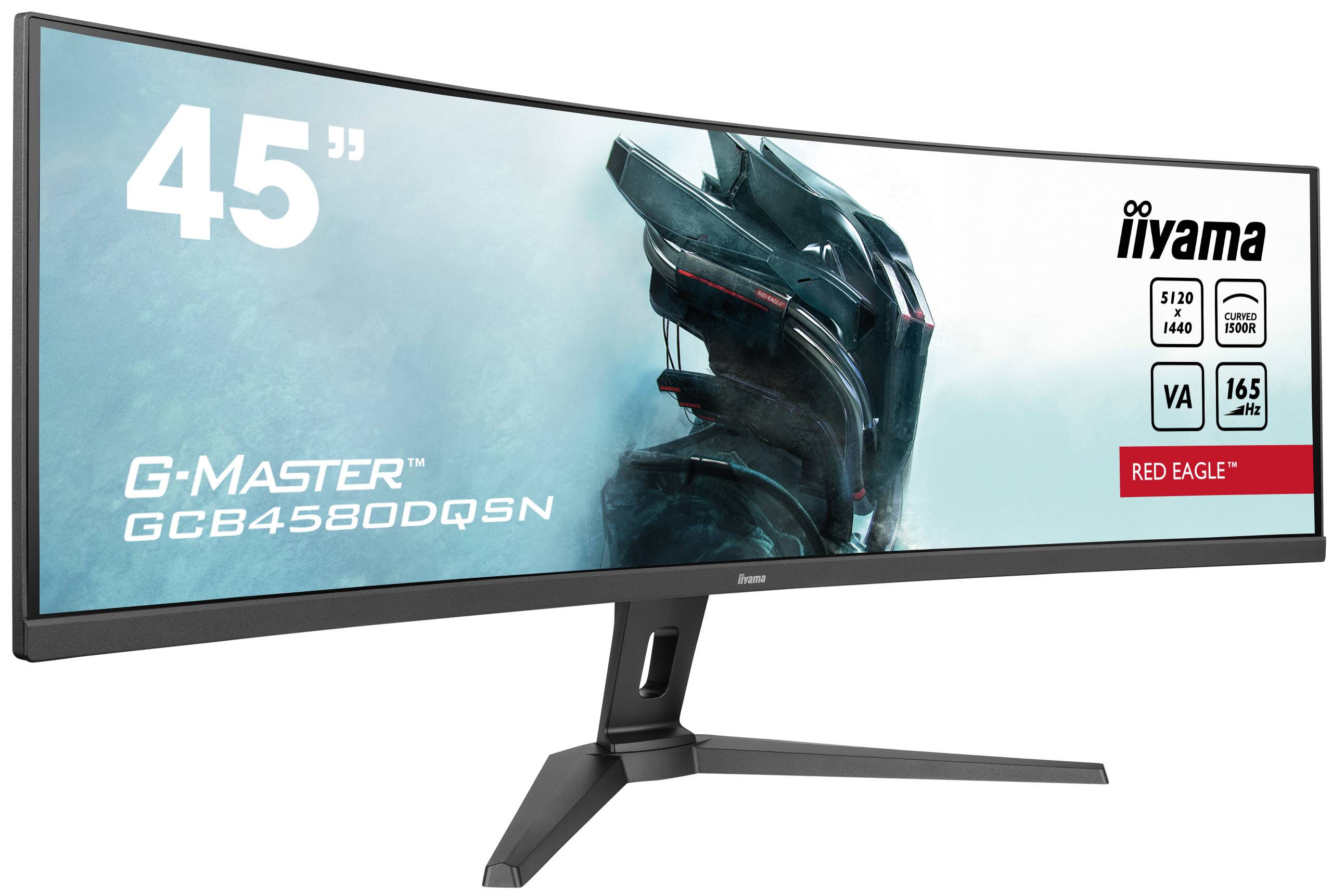 iiyama G-MASTER RED EAGLE CURVED computer monitor 114,3 cm (45") 5120 x 1440 Pixels Dual QHD LED Zwart