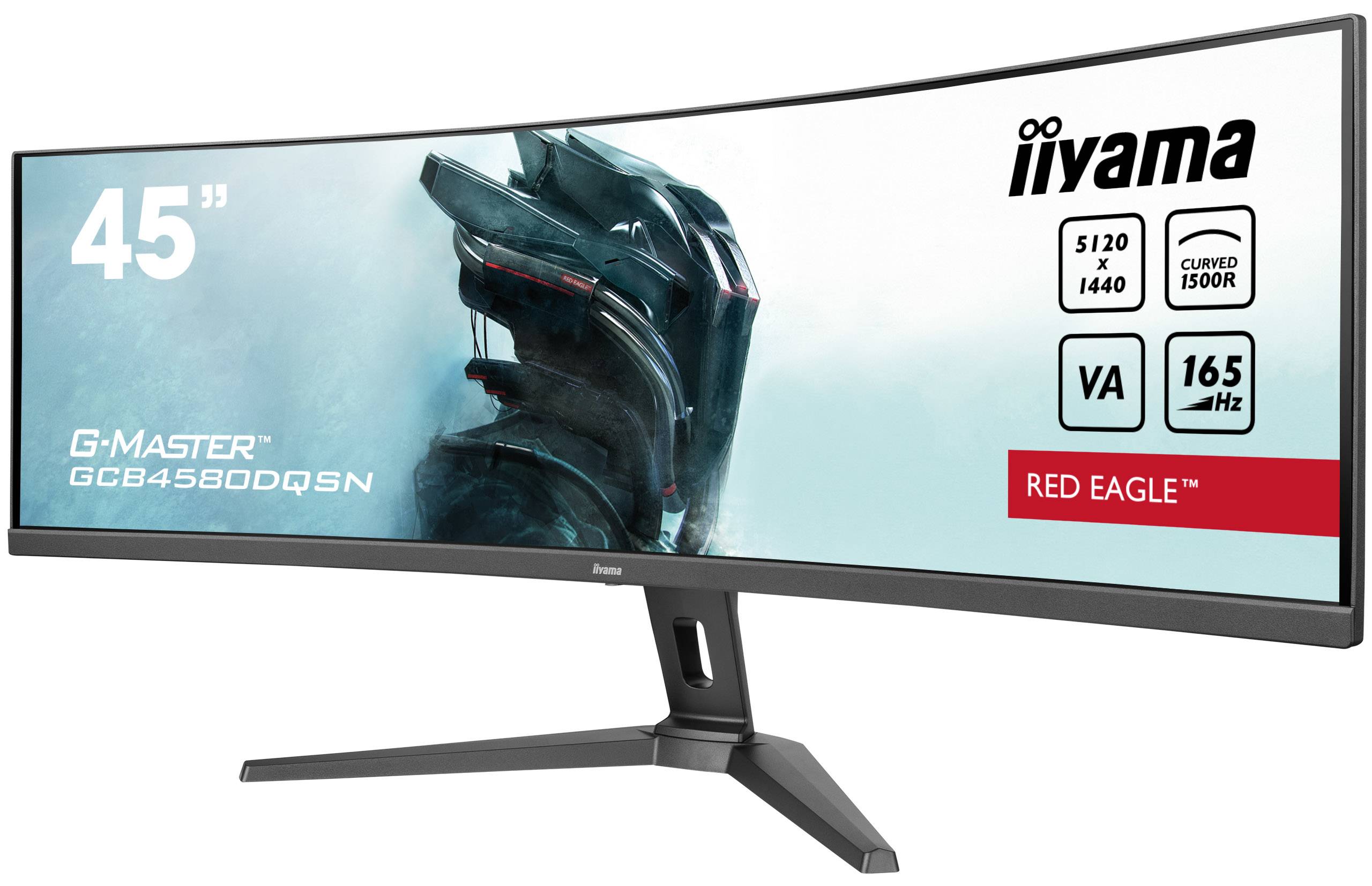 iiyama G-MASTER RED EAGLE CURVED computer monitor 114,3 cm (45") 5120 x 1440 Pixels Dual QHD LED Zwart