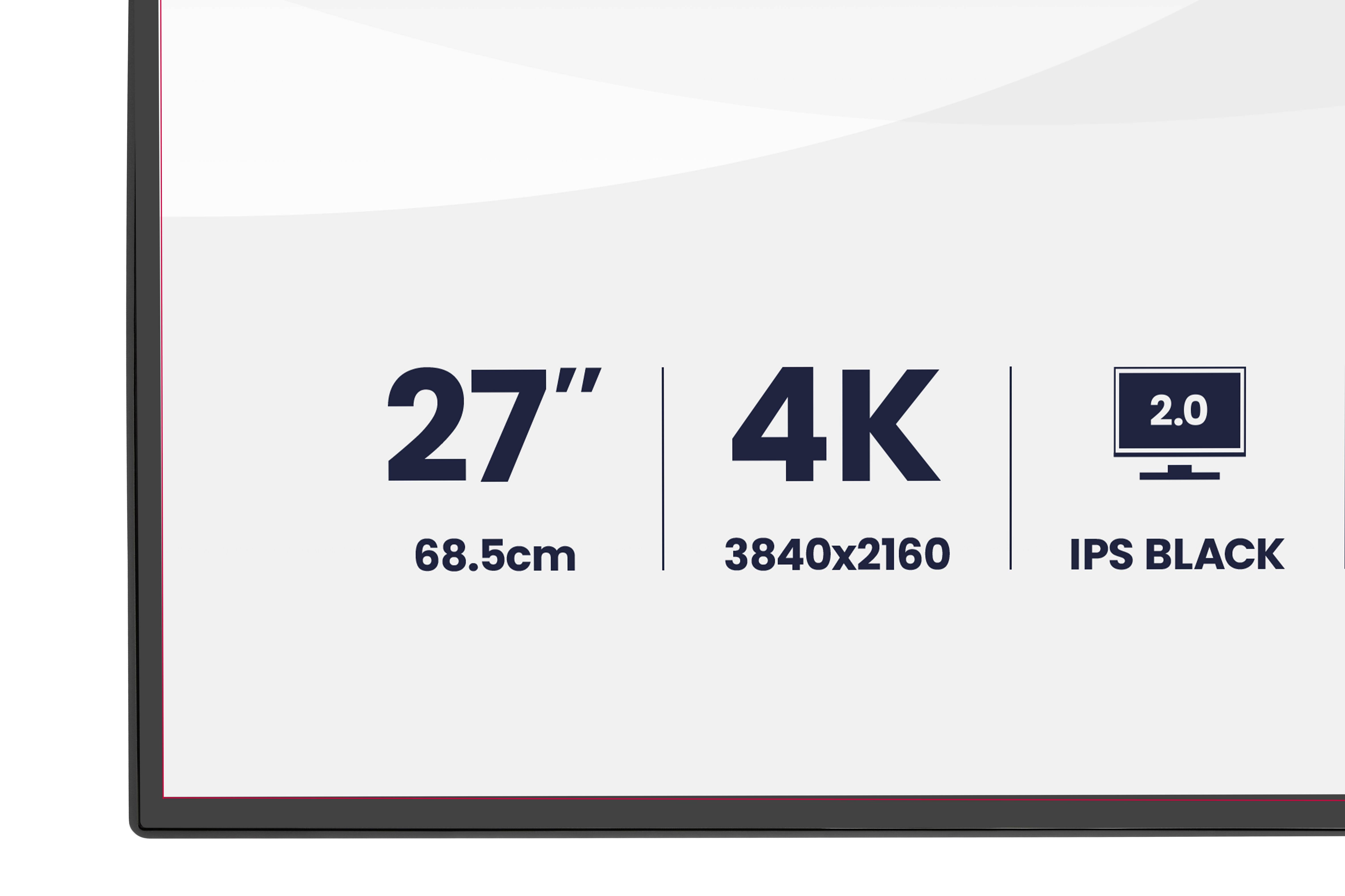 iiyama PROGRAPHIC HB2701UHSNP-B1 computer monitor 68,6 cm (27") 3840 x 2160 Pixels 4K Ultra HD LCD Zwart