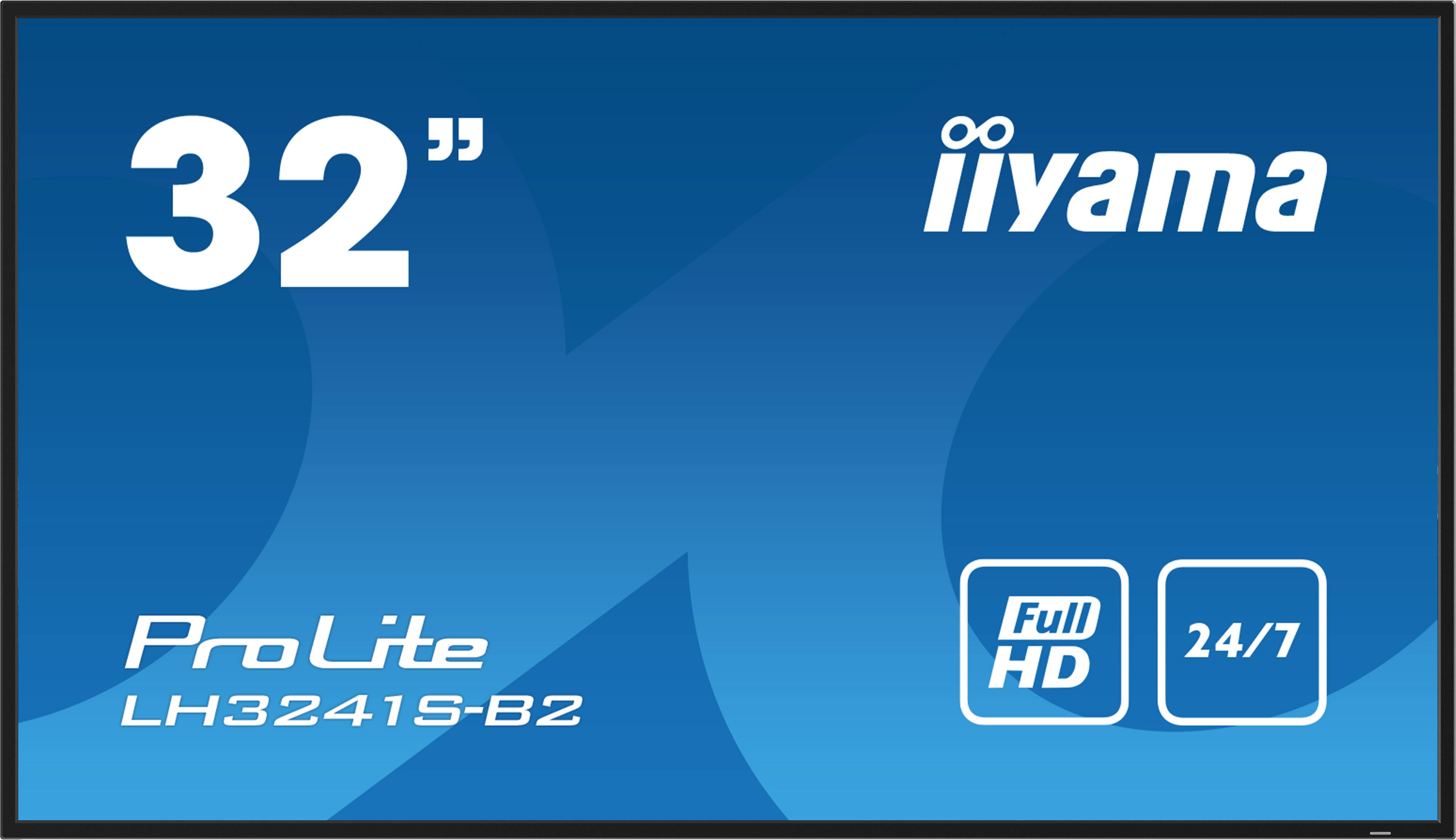 iiyama LH3241S-B2 beeldkrant Kiosk-ontwerp 80 cm (31.5") LED 350 cd/m² Full HD Zwart 24/7