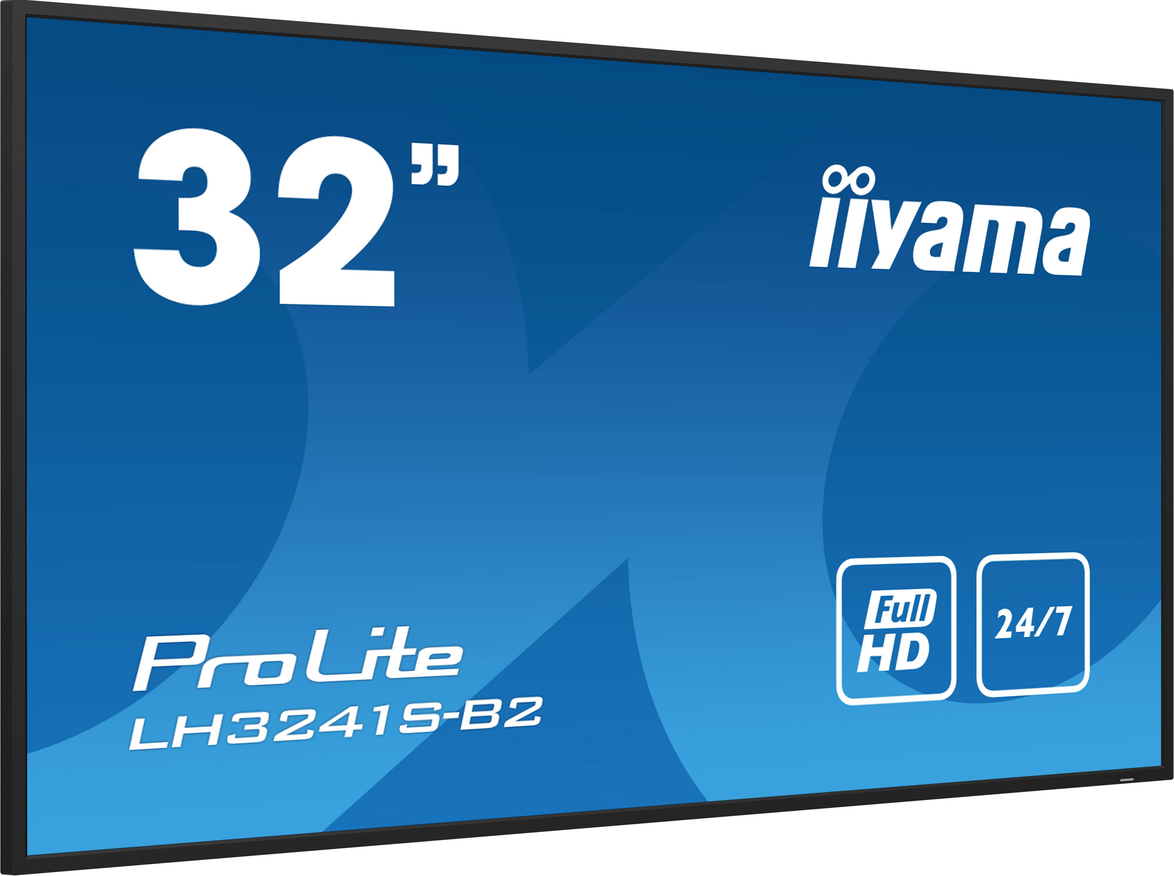 iiyama LH3241S-B2 beeldkrant Kiosk-ontwerp 80 cm (31.5") LED 350 cd/m² Full HD Zwart 24/7