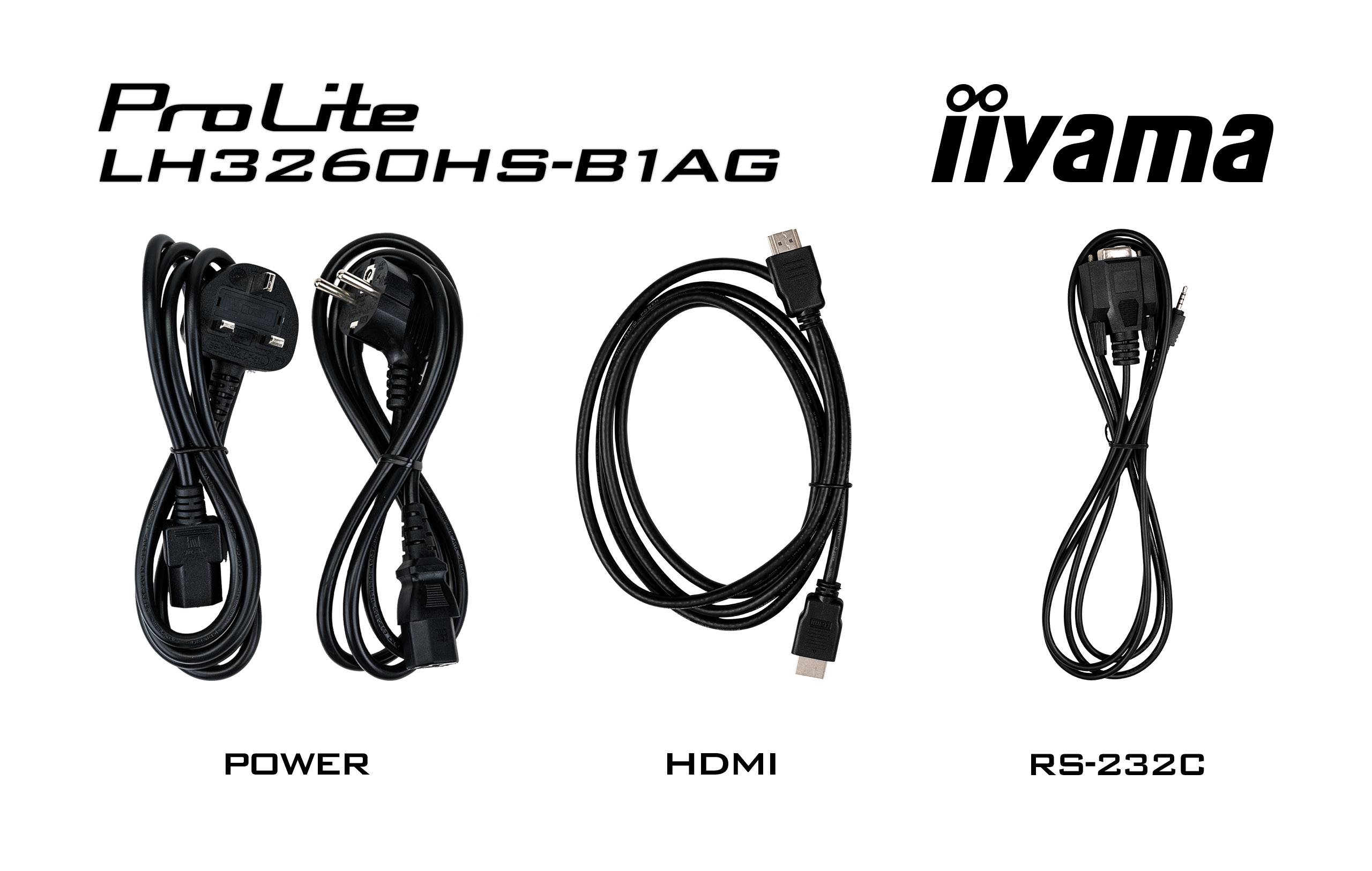 iiyama LH3260HS-B1AG beeldkrant Digitaal A-kaart 80 cm (31.5") LED Wifi 500 cd/m² Full HD Zwart Type processor Android 11 24/7