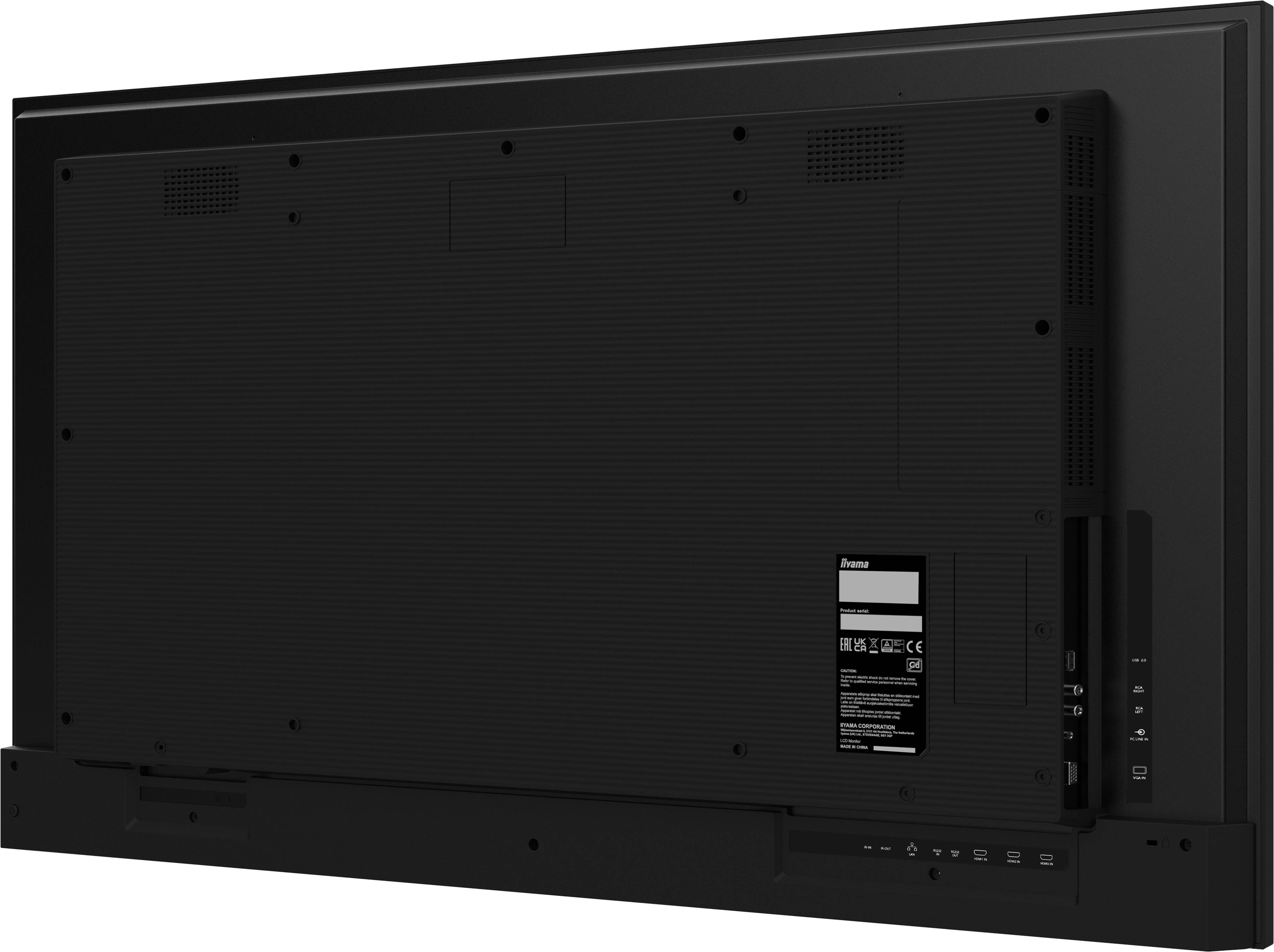 iiyama LH5041UHS-B2AG beeldkrant Digitale signage flatscreen 127 cm (50") LCD 500 cd/m² 4K Ultra HD Zwart 24/7