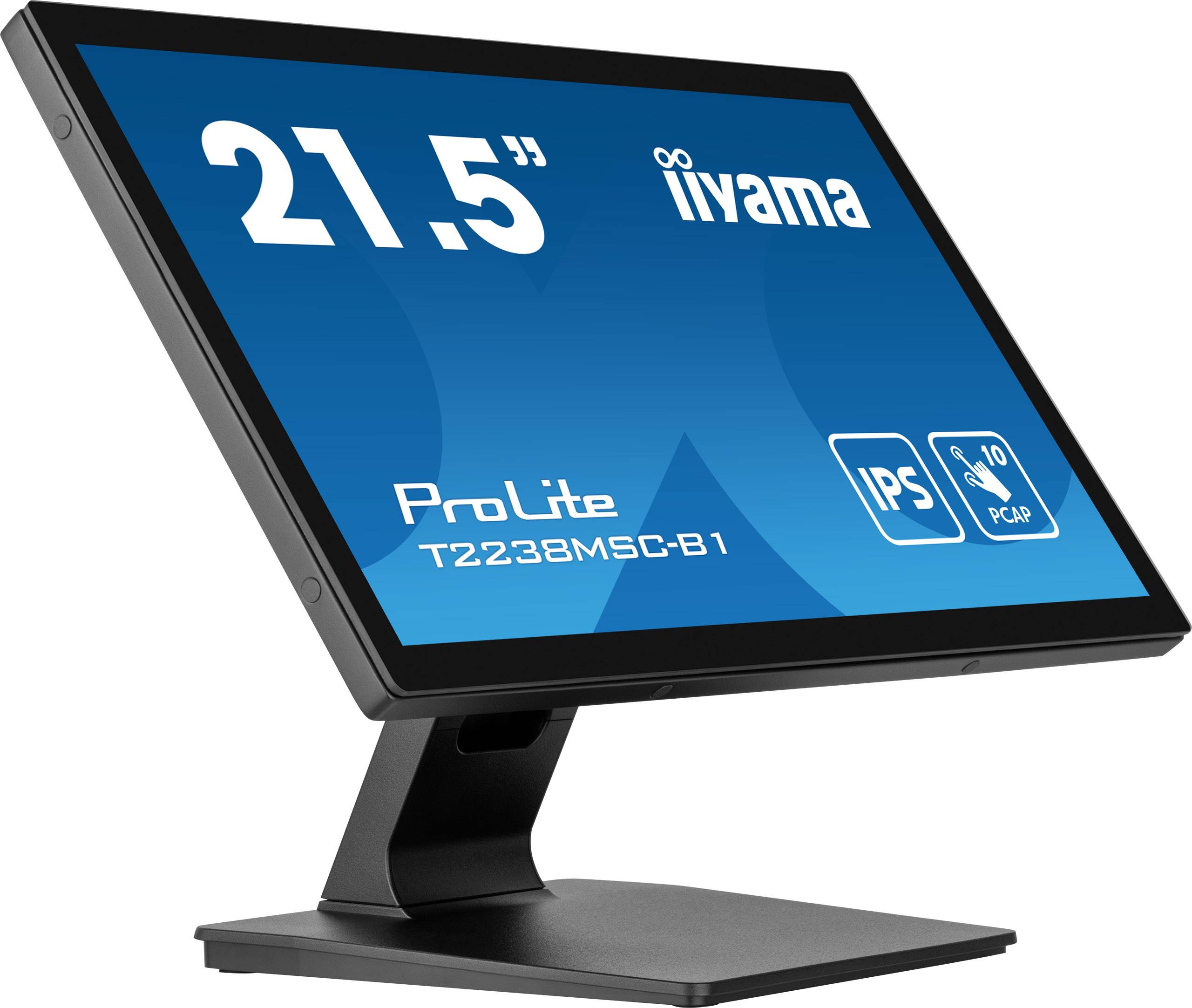 iiyama ProLite T2238MSC-B1 computer monitor 54,6 cm (21.5") 1920 x 1080 Pixels Full HD LED Touchscreen Zwart