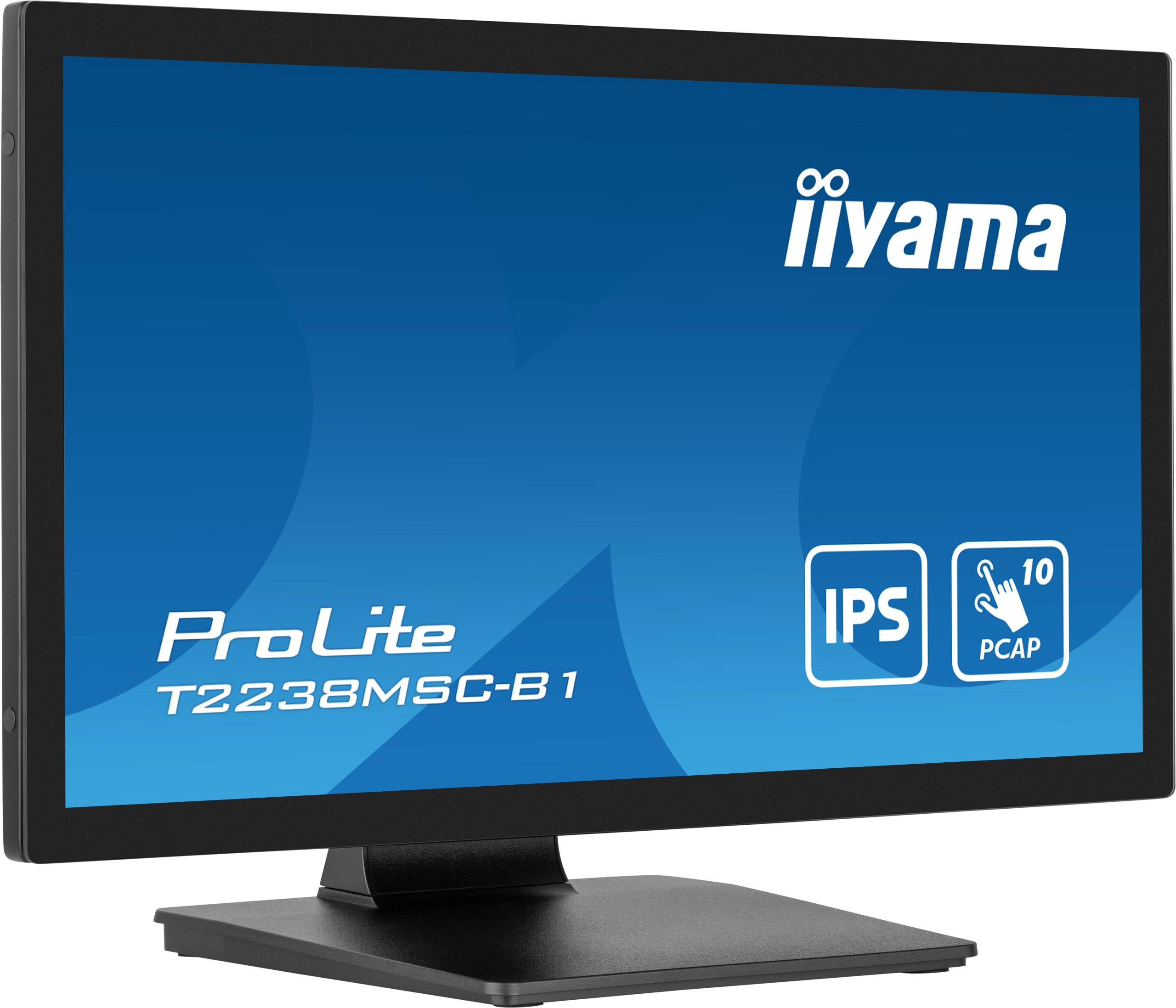 iiyama ProLite T2238MSC-B1 computer monitor 54,6 cm (21.5") 1920 x 1080 Pixels Full HD LED Touchscreen Zwart