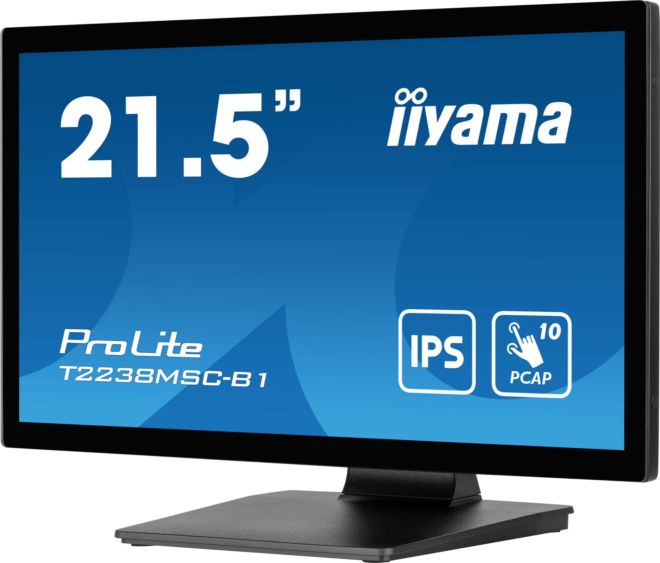iiyama ProLite T2238MSC-B1 computer monitor 54,6 cm (21.5") 1920 x 1080 Pixels Full HD LED Touchscreen Zwart