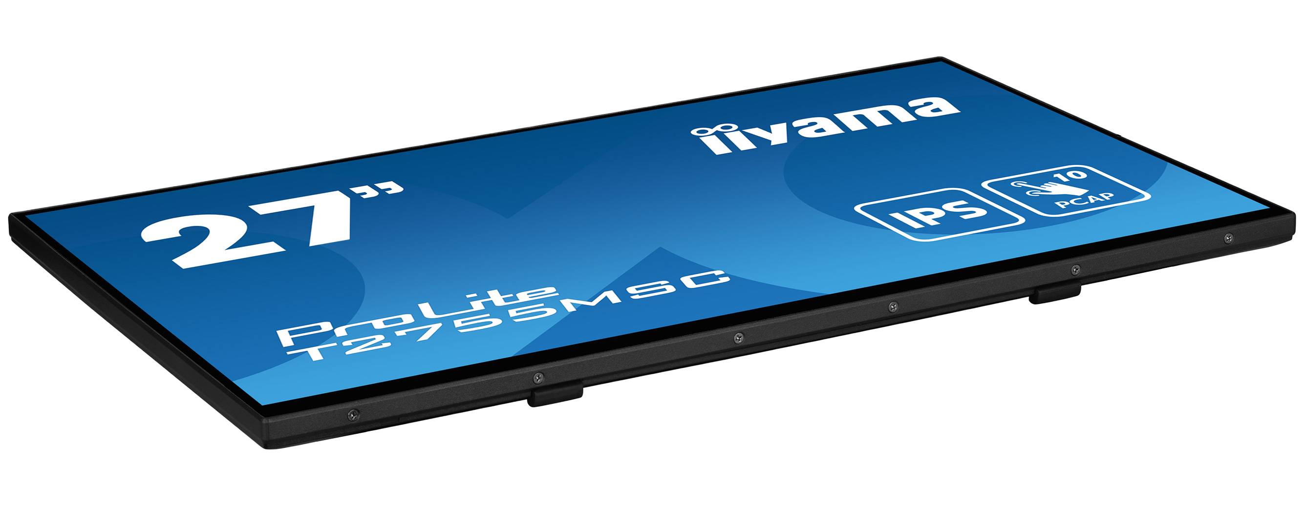 iiyama ProLite T2755MSC-B1 computer monitor 68,6 cm (27") 1920 x 1080 Pixels Full HD LED Touchscreen Tafelblad Zwart
