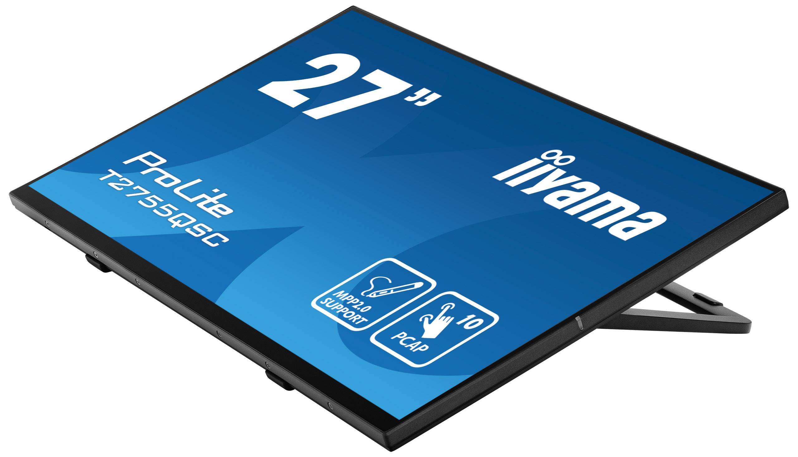 iiyama ProLite T2755QSC-B1 computer monitor 68,6 cm (27") 2560 x 1440 Pixels Quad HD LCD Touchscreen Zwart