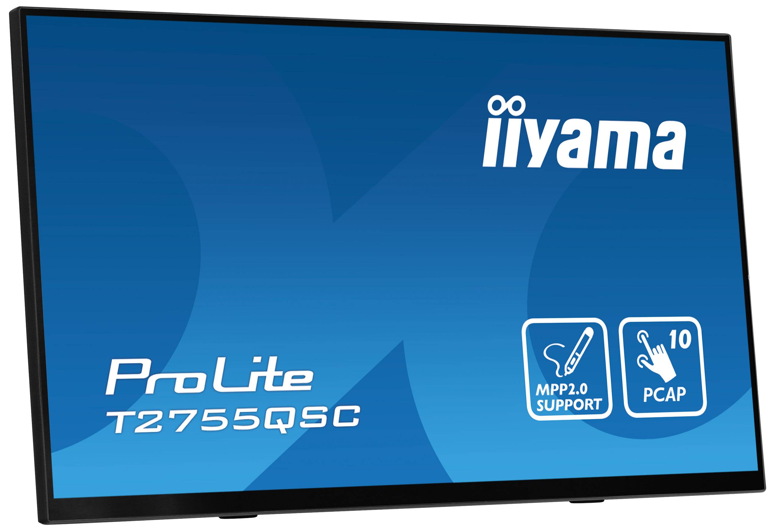 iiyama ProLite T2755QSC-B1 computer monitor 68,6 cm (27") 2560 x 1440 Pixels Quad HD LCD Touchscreen Zwart