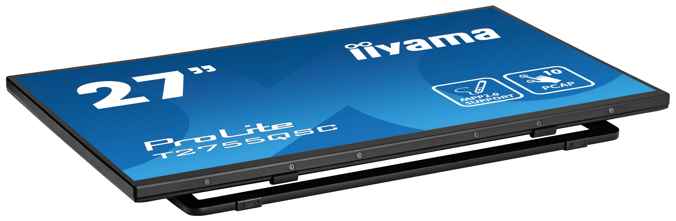 iiyama ProLite T2755QSC-B1 computer monitor 68,6 cm (27") 2560 x 1440 Pixels Quad HD LCD Touchscreen Zwart
