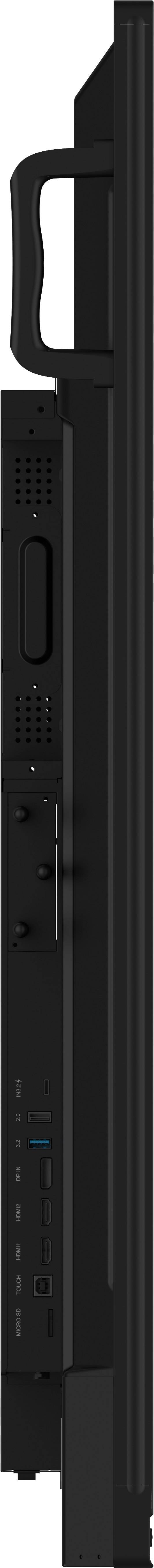 iiyama TE6513A-B2AG beeldkrant Interactief flatscreen 163,8 cm (64.5") Wifi 500 cd/m² 4K Ultra HD Zwart Touchscreen Type processor Android 24/7