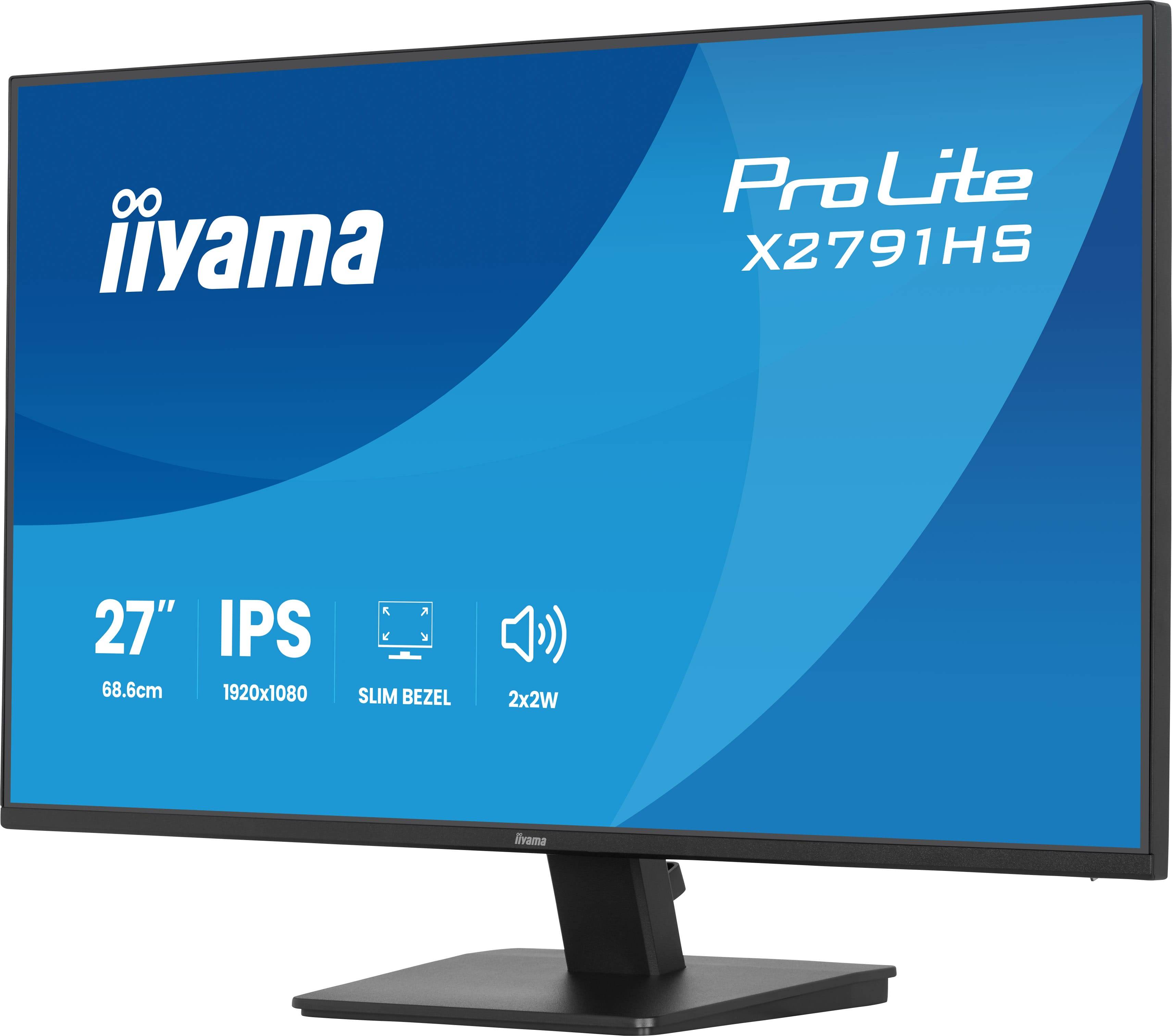 iiyama ProLite X2791HS-B1 computer monitor 68,6 cm (27") 1920 x 1080 Pixels Full HD LED Zwart