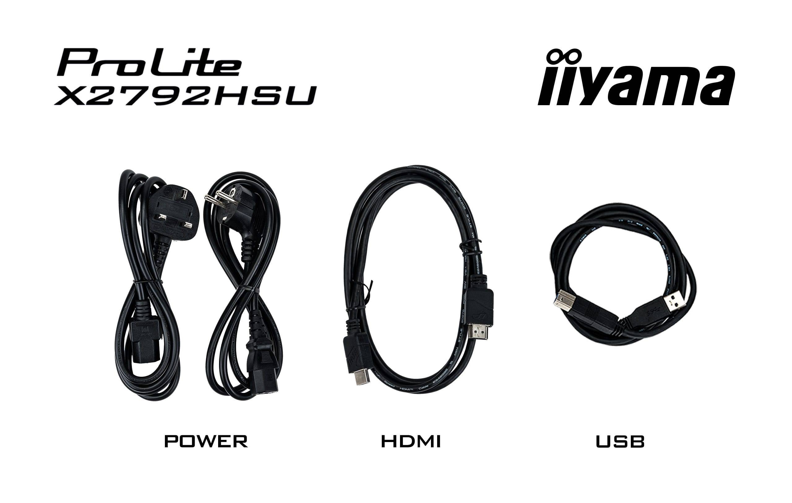 iiyama ProLite X2792HSU-B1 computer monitor 68,6 cm (27") 1920 x 1080 Pixels Full HD LED Zwart