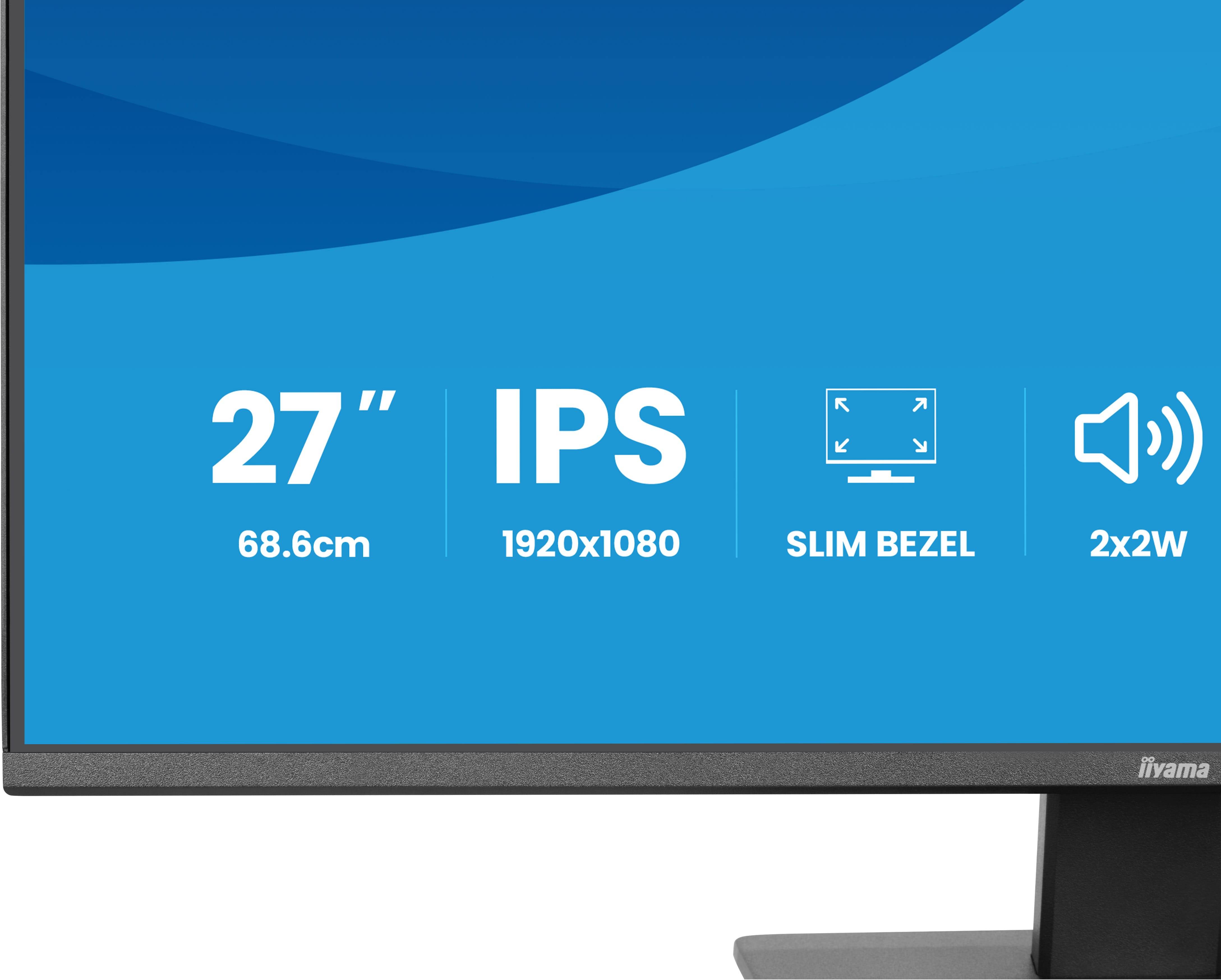 iiyama ProLite X2793HSU-B1 computer monitor 68,6 cm (27") 1920 x 1080 Pixels Full HD LED Zwart