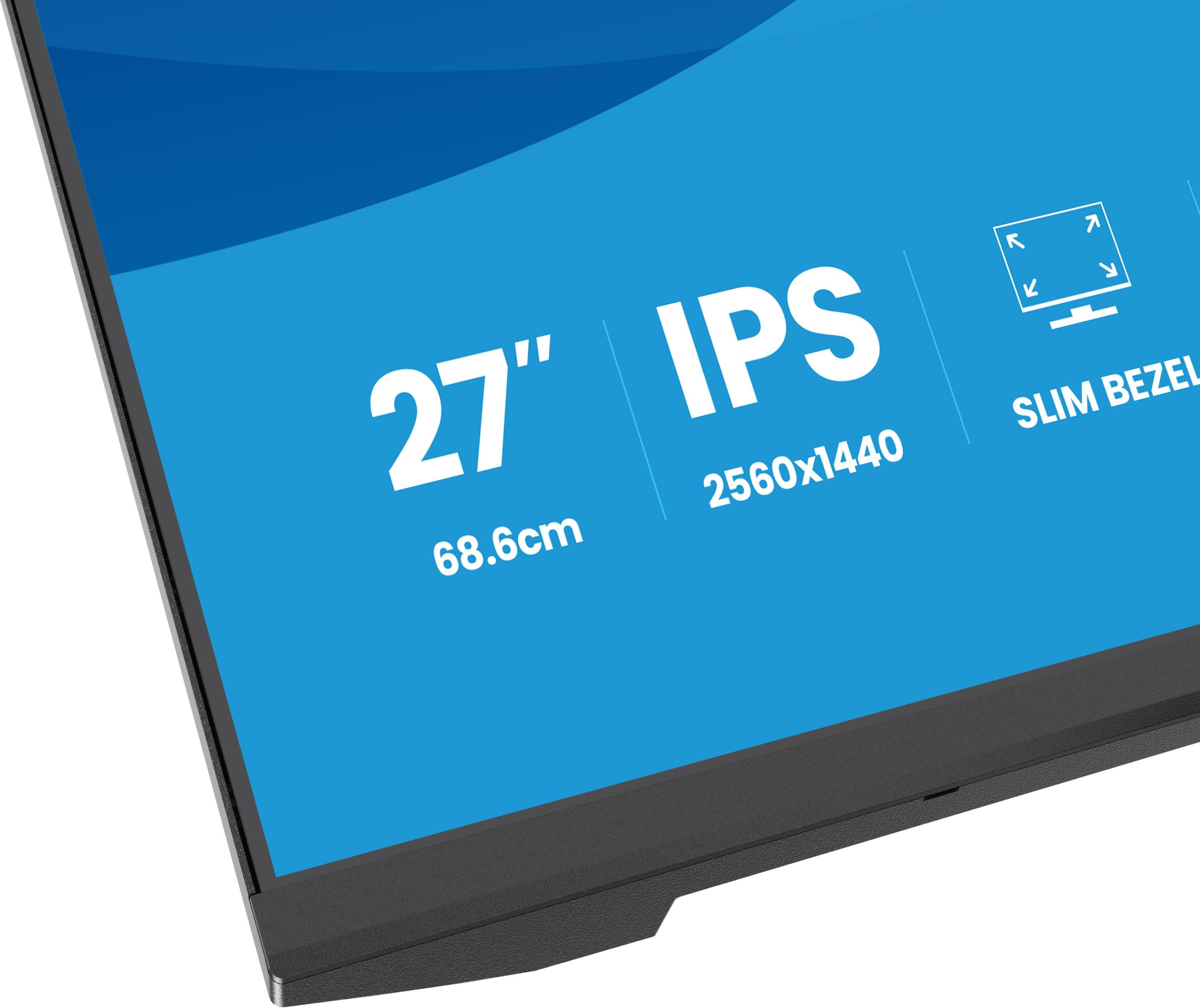 iiyama ProLite X2793QSU-B1 computer monitor 68,6 cm (27") 2560 x 1440 Pixels Quad HD LED Zwart