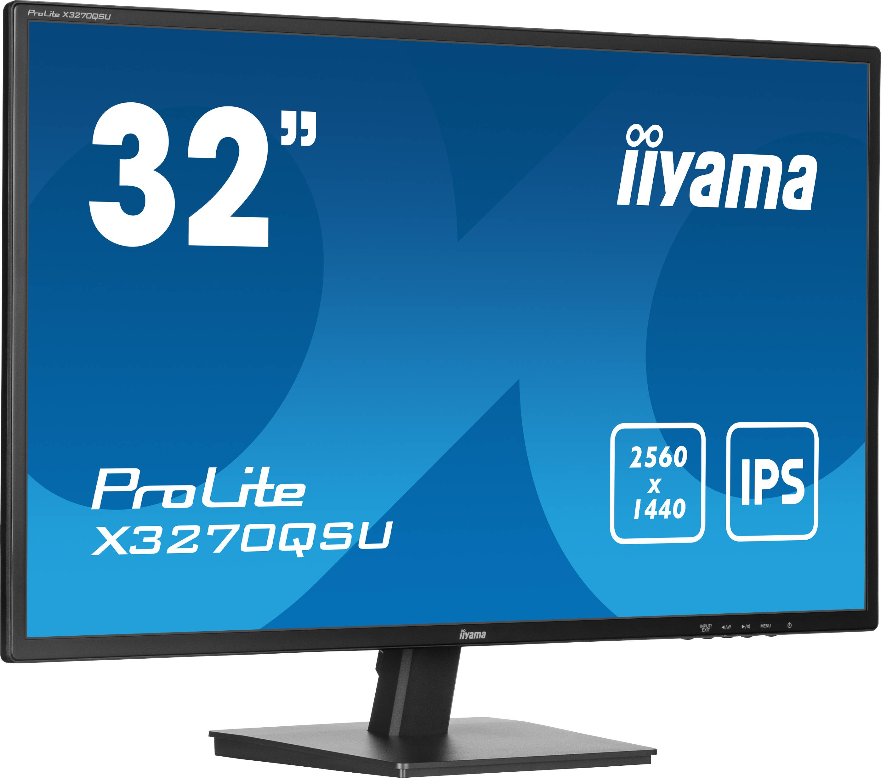 iiyama ProLite X3270QSU-B1 computer monitor 81,3 cm (32") 2560 x 1440 Pixels Wide Quad HD LED Zwart