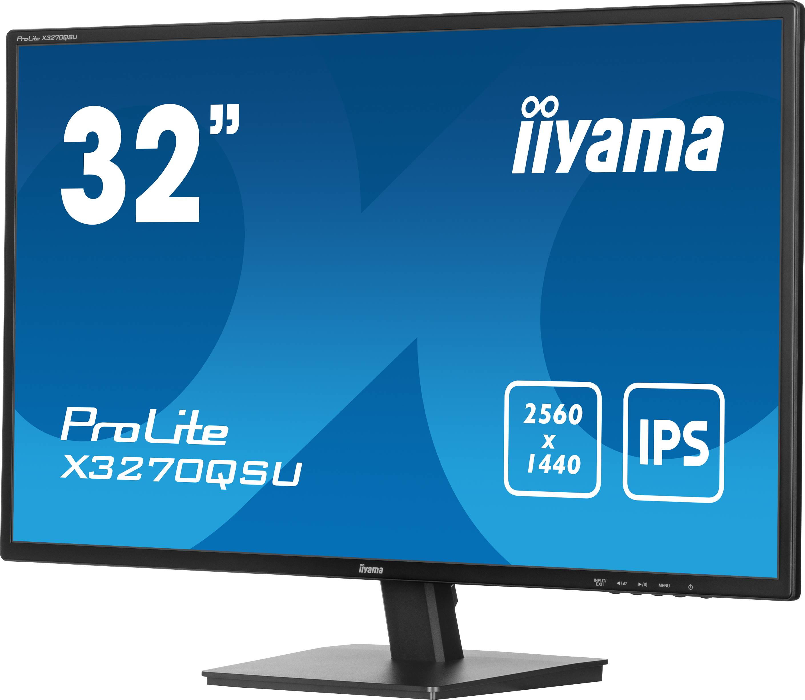 iiyama ProLite X3270QSU-B1 computer monitor 81,3 cm (32") 2560 x 1440 Pixels Wide Quad HD LED Zwart